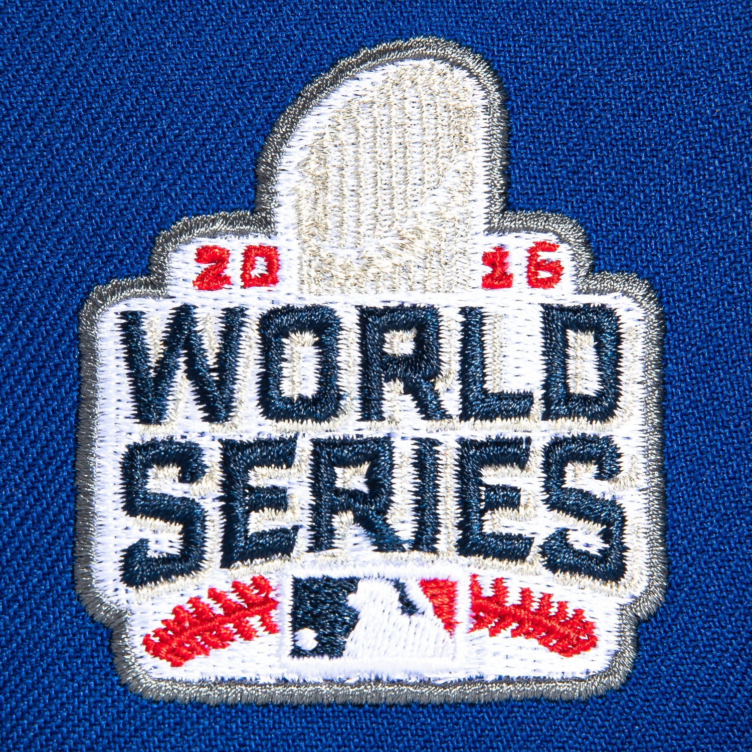 New Era 59Fifty Chicago Cubs 2016 World Series Patch Hat - Royal - Image 5