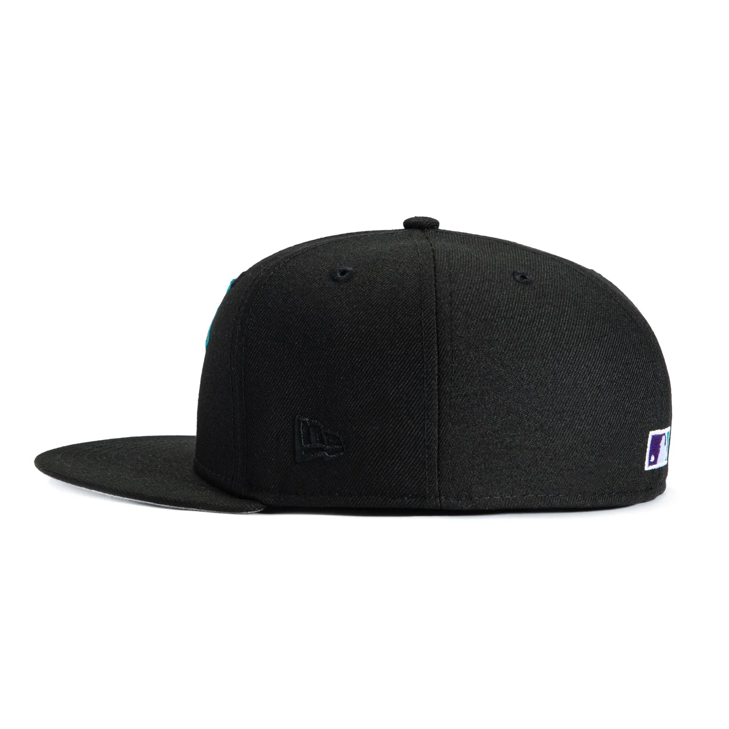 New Era 59Fifty Arizona Diamondbacks 2011 All Star Game Logo Hat - Black, Purple, Teal - Image 3