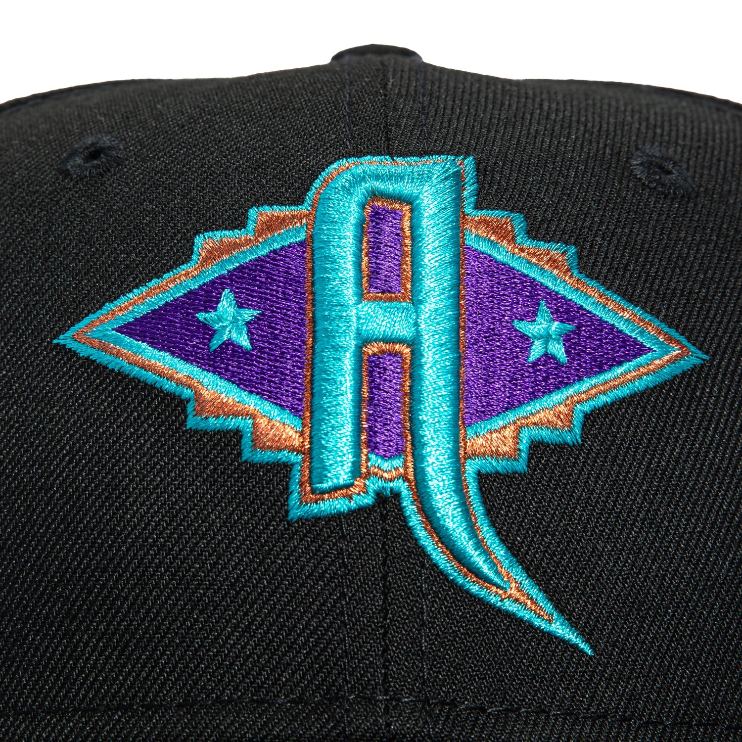 New Era 59Fifty Arizona Diamondbacks 2011 All Star Game Logo Hat - Black, Purple, Teal - Image 4