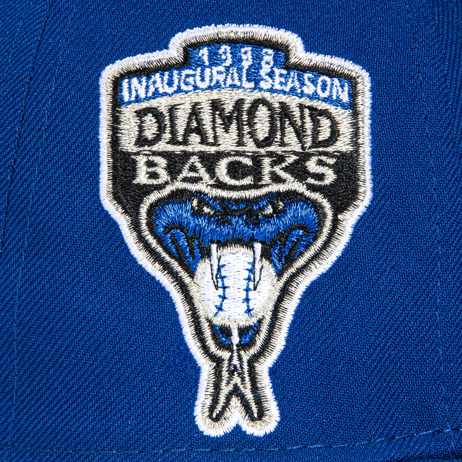 New Era 59Fifty Arizona Diamondbacks Inaugural Patch A Hat - Royal, Black, White - Image 5