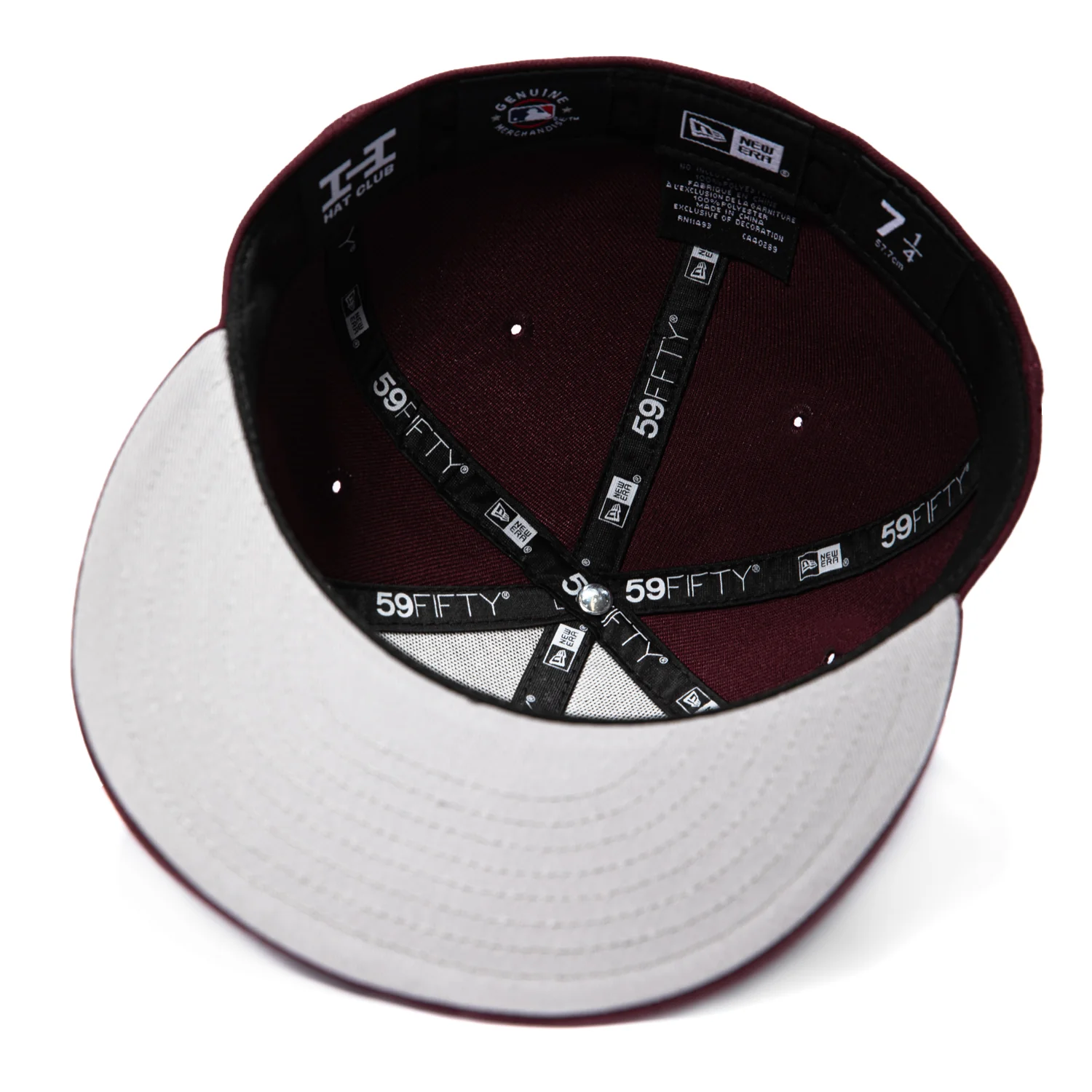 New Era 59Fifty Arizona Diamondbacks Mexico Flag Patch A Hat - Maroon, Black, White - Image 2