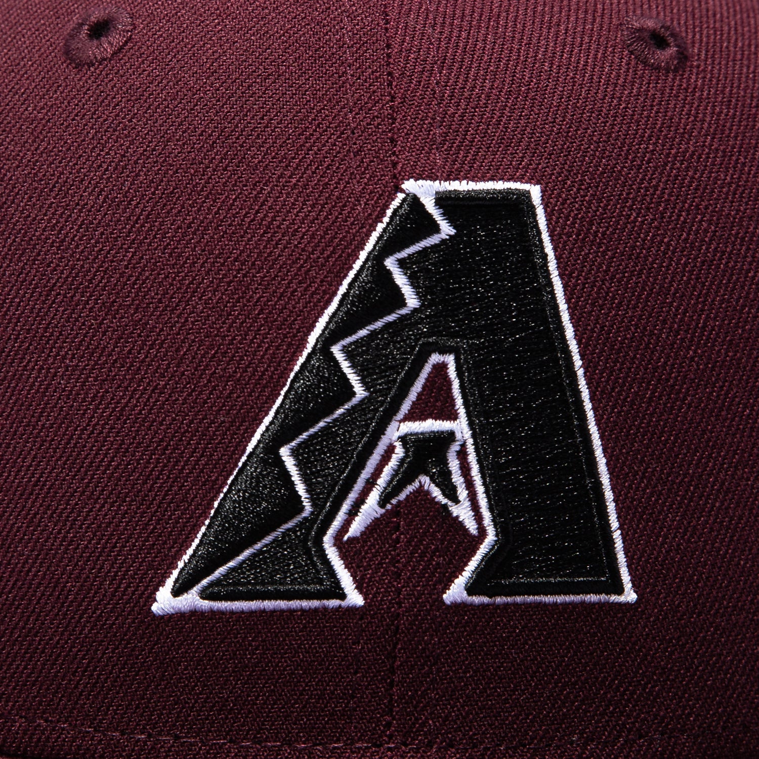 New Era 59Fifty Arizona Diamondbacks Mexico Flag Patch A Hat - Maroon, Black, White - Image 4