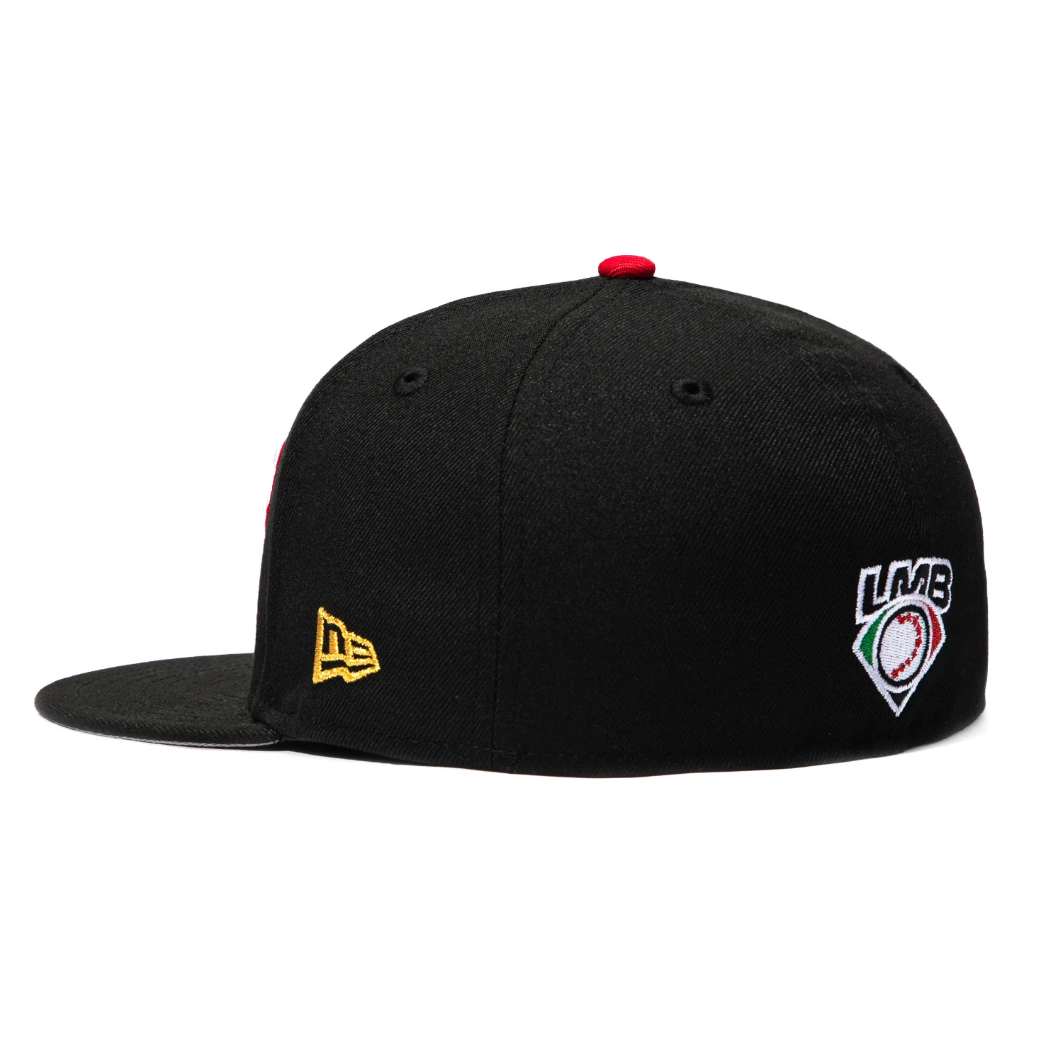 New Era 59Fifty Diablos Rojos de Mexico 2025 Champions Patch Script Hat - Black - Image 2