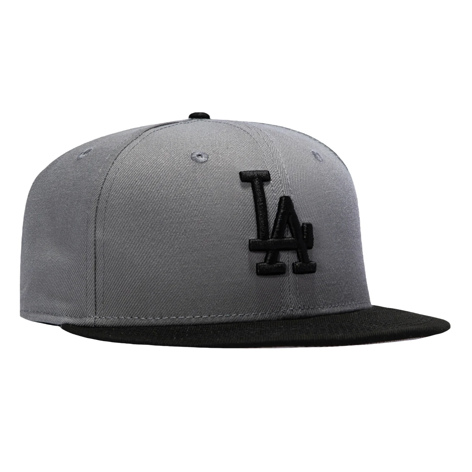 New Era 59Fifty Los Angeles Dodgers Fitted Hat - Grey, Black