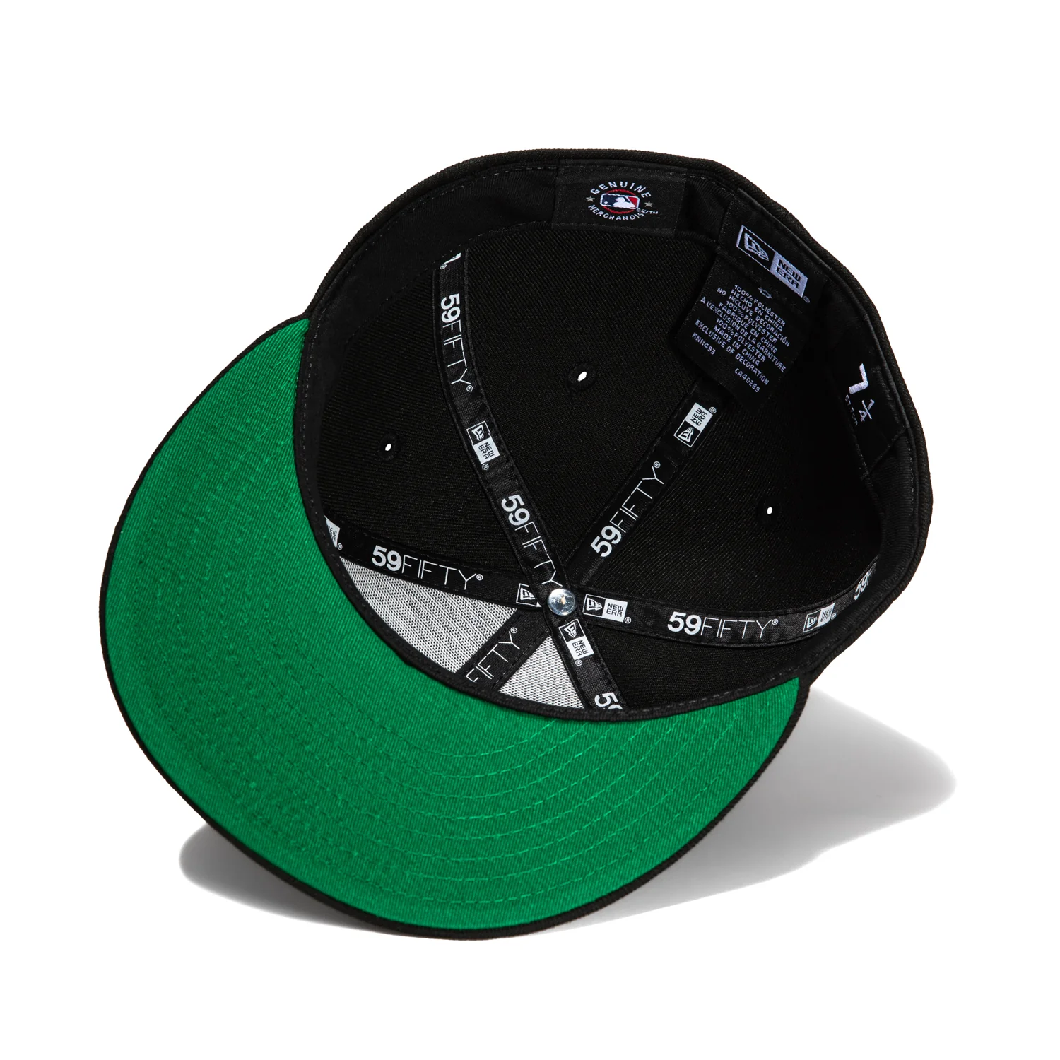 New Era 59Fifty Los Angeles Dodgers 60th Anniversary Stadium Patch Hat - Black, White - Image 2
