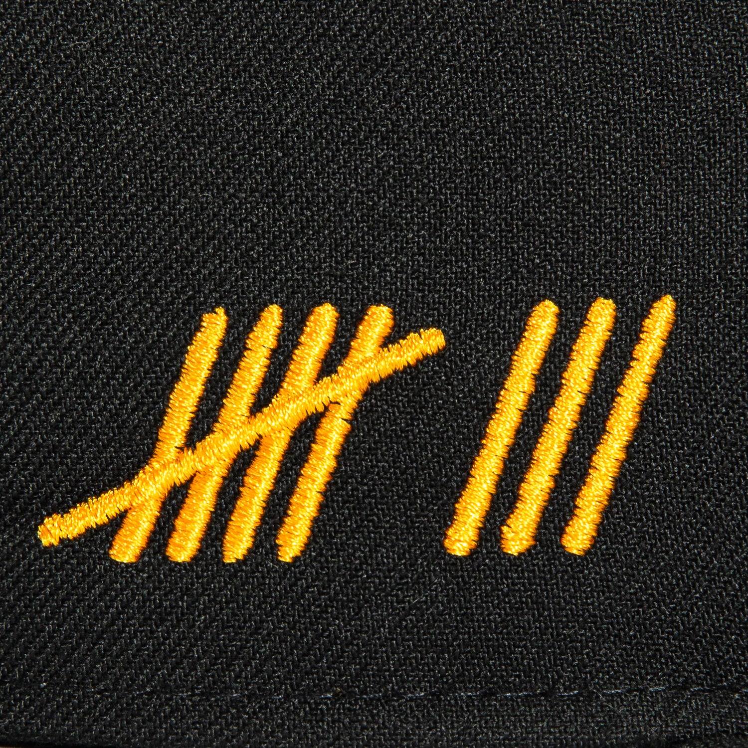 New Era 59Fifty Los Angeles Dodgers 8 Strike Patch Old English Hat - Black, Olive, Orange - Image 5