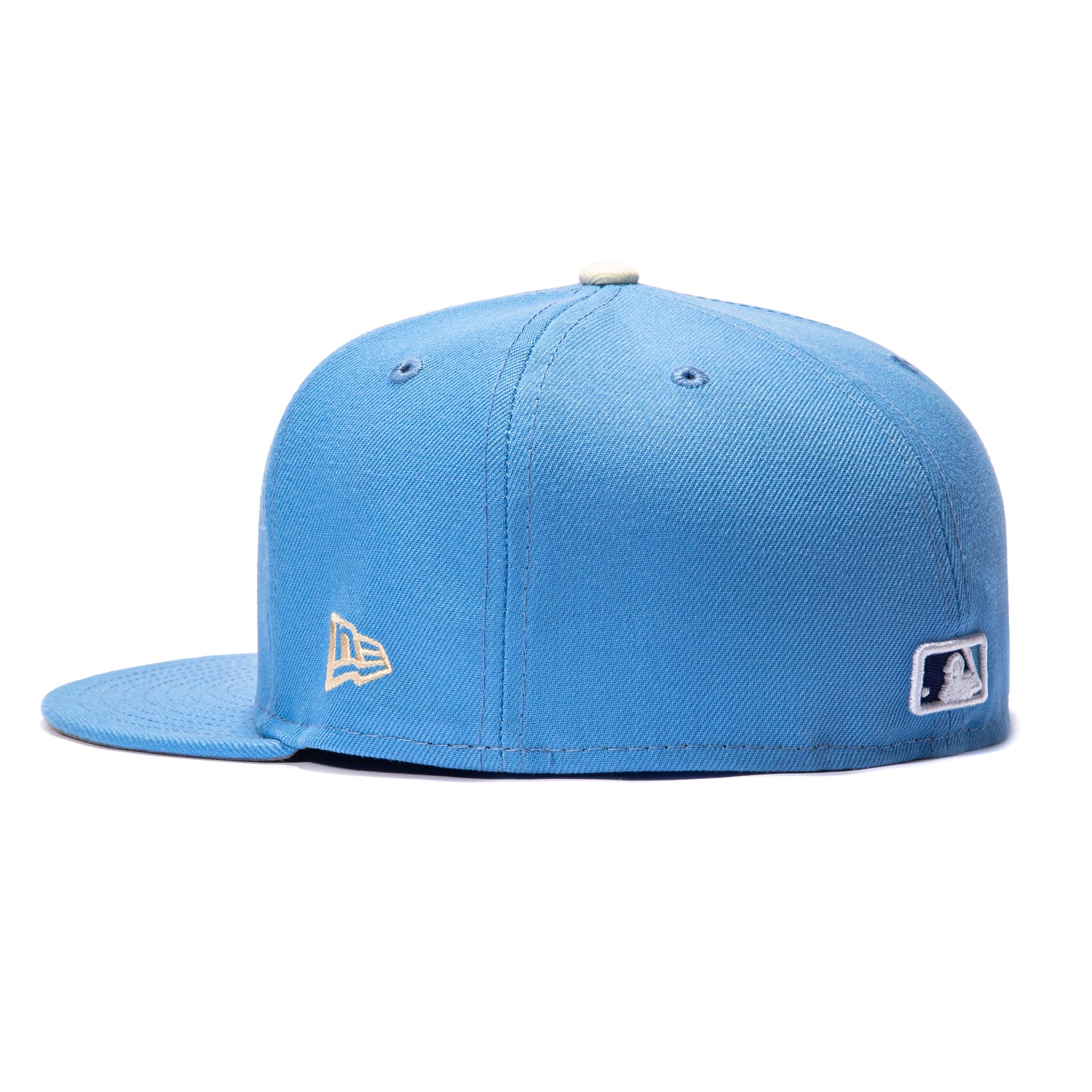 New Era 59Fifty Los Angeles Dodgers 2025 World Series Champions Patch LAD Hat - Light Blue - Image 3