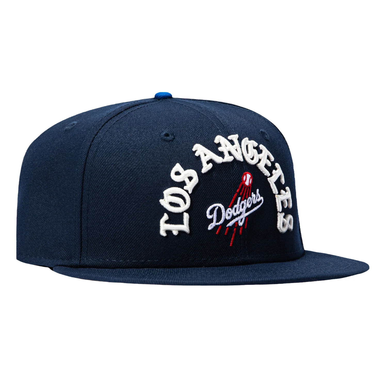 New Era 59Fifty Los Angeles Dodgers Old English Arch Hat - Navy