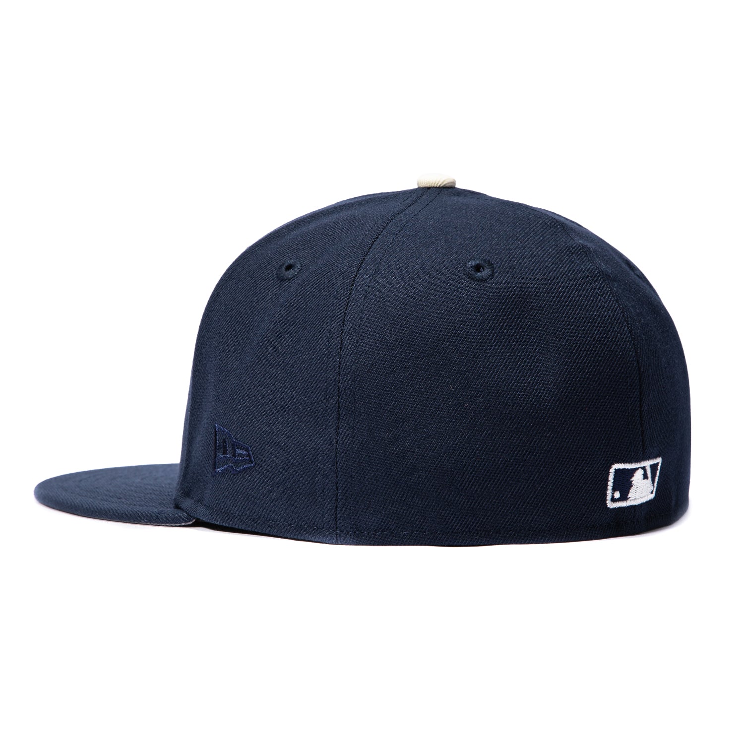 New Era 59Fifty Los Angeles Dodgers Shogun Logo Patch Hat - Navy, Ivory - Image 3