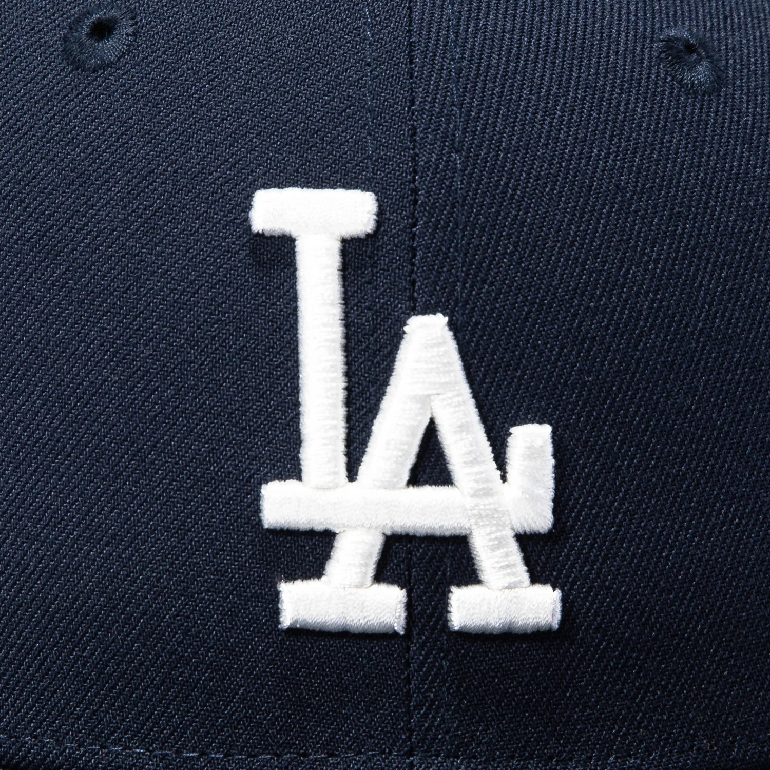 New Era 59Fifty Los Angeles Dodgers Shogun Logo Patch Hat - Navy, Ivory - Image 5