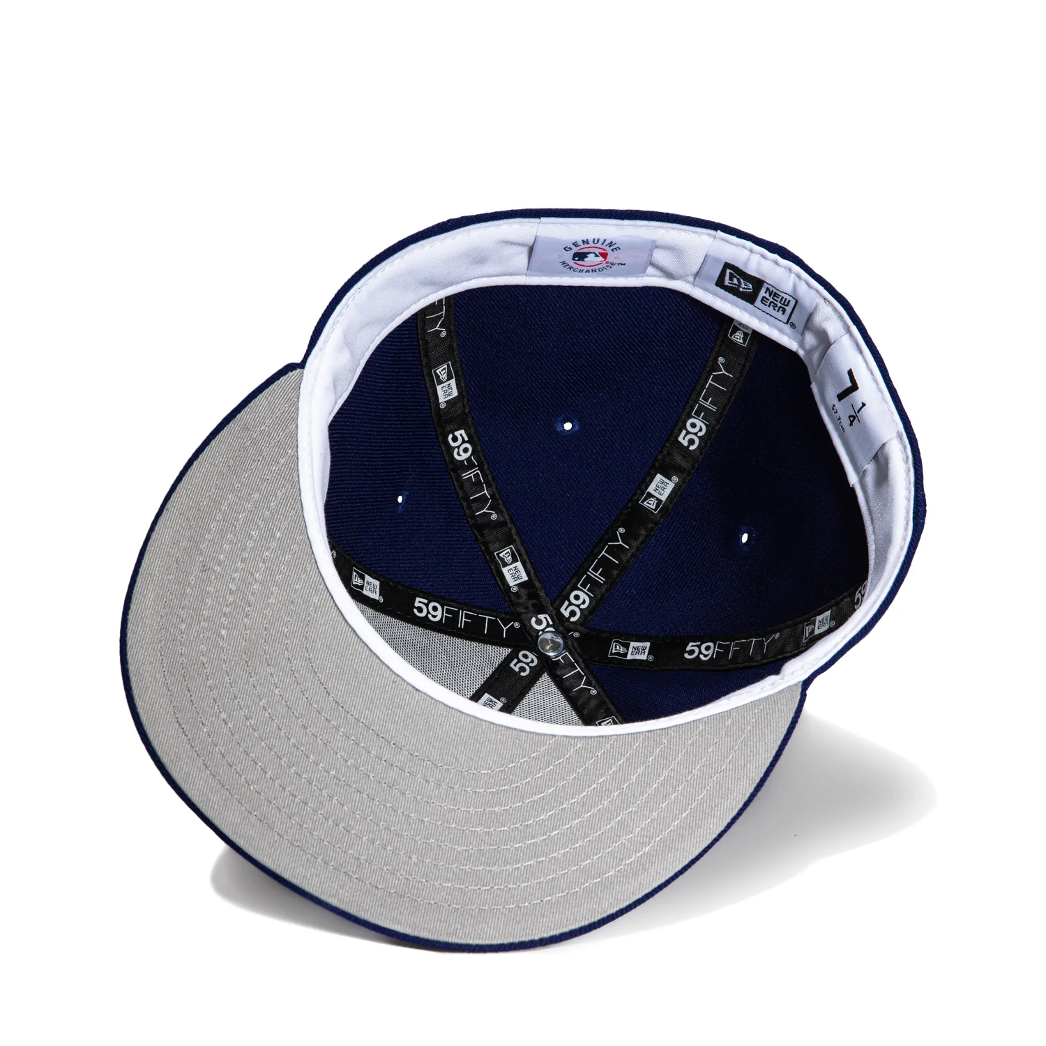 New Era 59Fifty Los Angeles Dodgers Upside Down Hat - Royal, White - Image 2