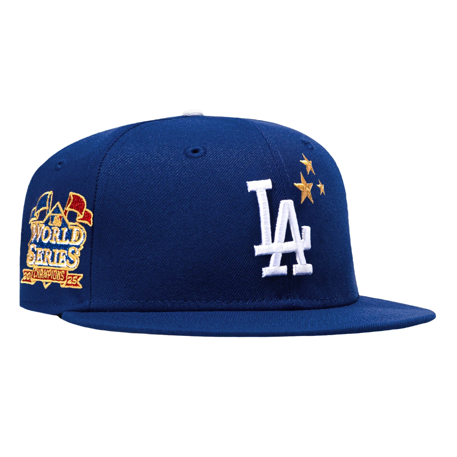 New Era 59Fifty Los Angeles Dodgers 2025 World Series Champions Patch Stars Hat - Royal
