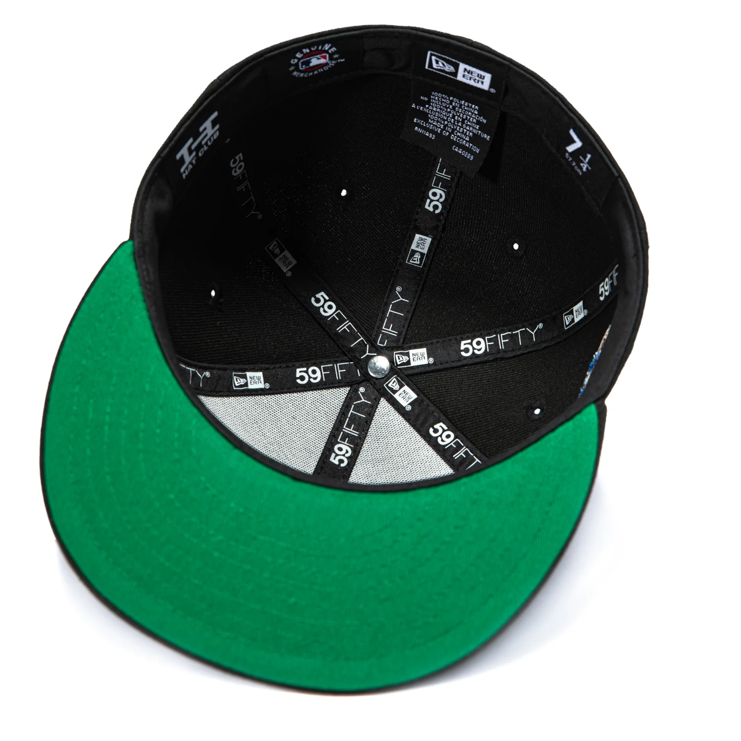 New Era 59Fifty Los Angeles Dodgers 2025 World Series Lantern Patch Hat - Black, White - Image 2