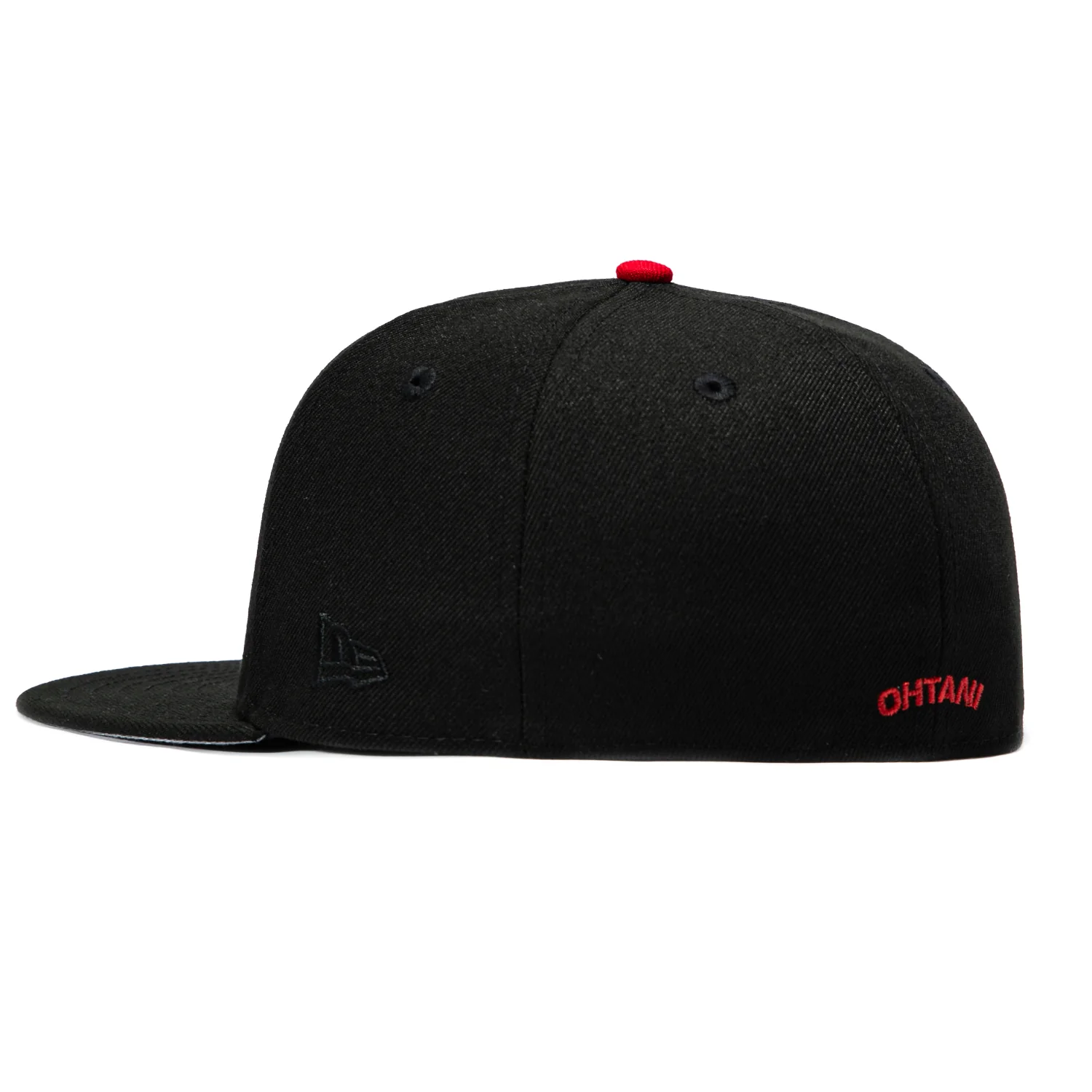 New Era 59Fifty Los Angeles Dodgers 2024 World Series Champions Patch Hat - Black, White, Red - Image 3