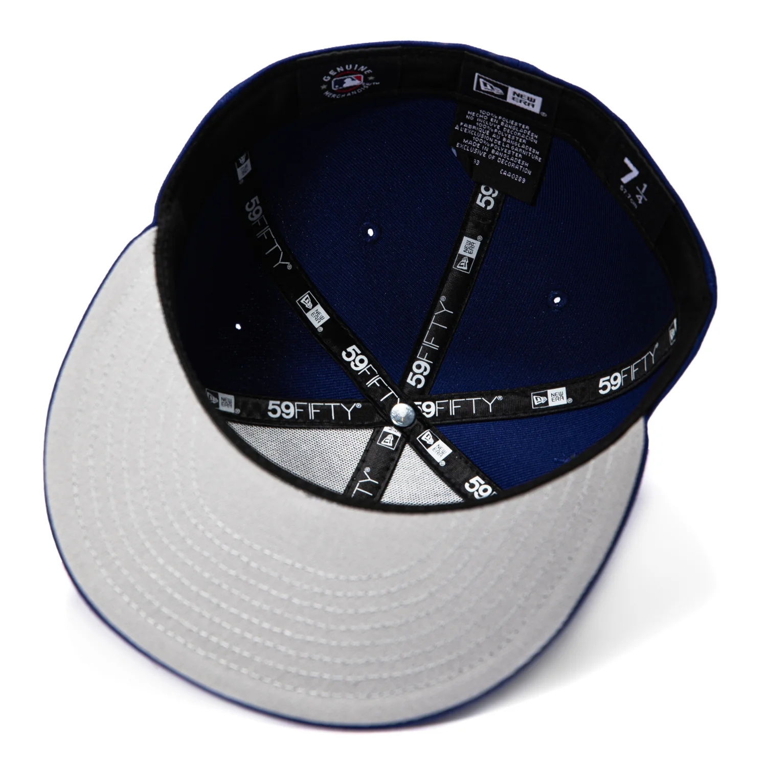 New Era 59Fifty Los Angeles Dodgers 2025 World Series Champions Patch Game Hat - Royal - Image 2