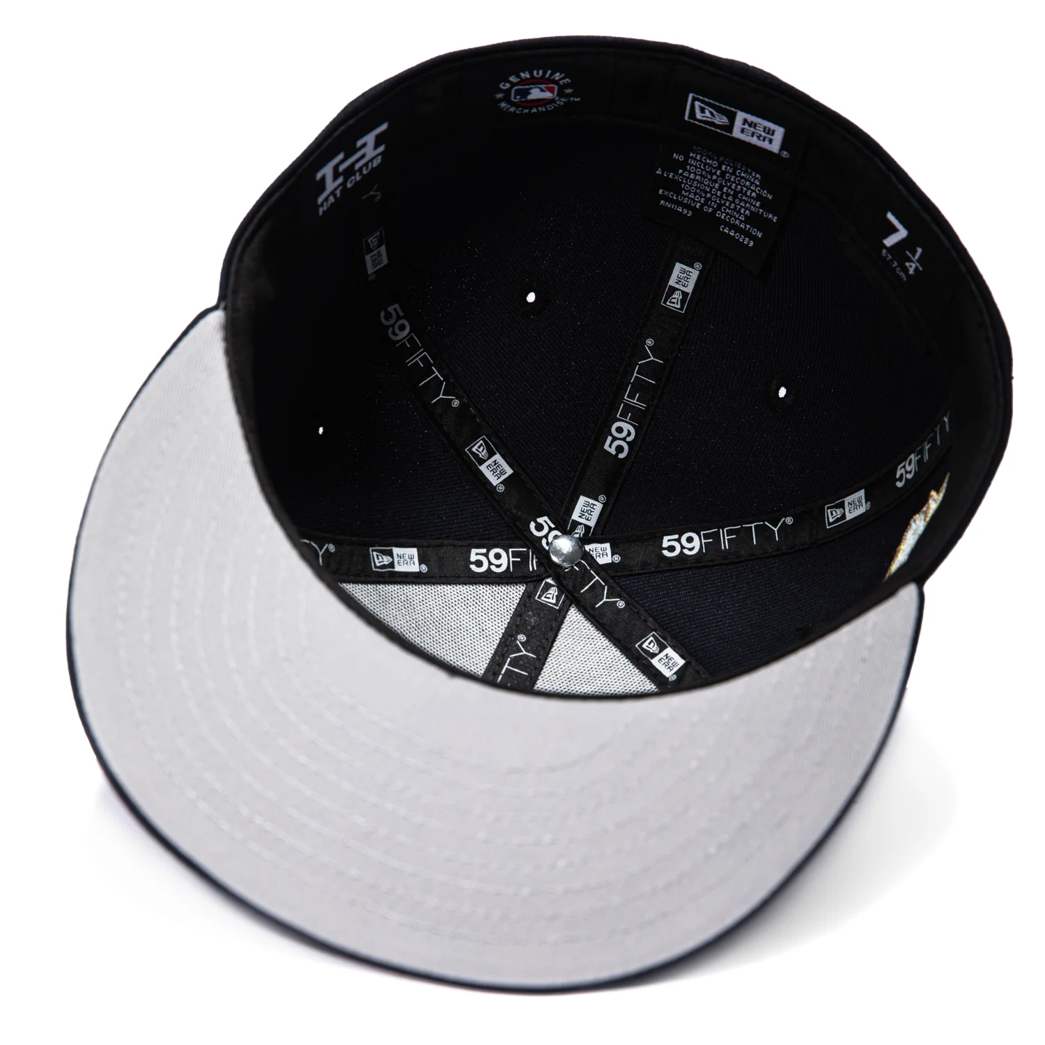 New Era 59Fifty Los Angeles Dodgers 2025 World Series Champions Patch Hat - Navy, Metallic Gold - Image 2