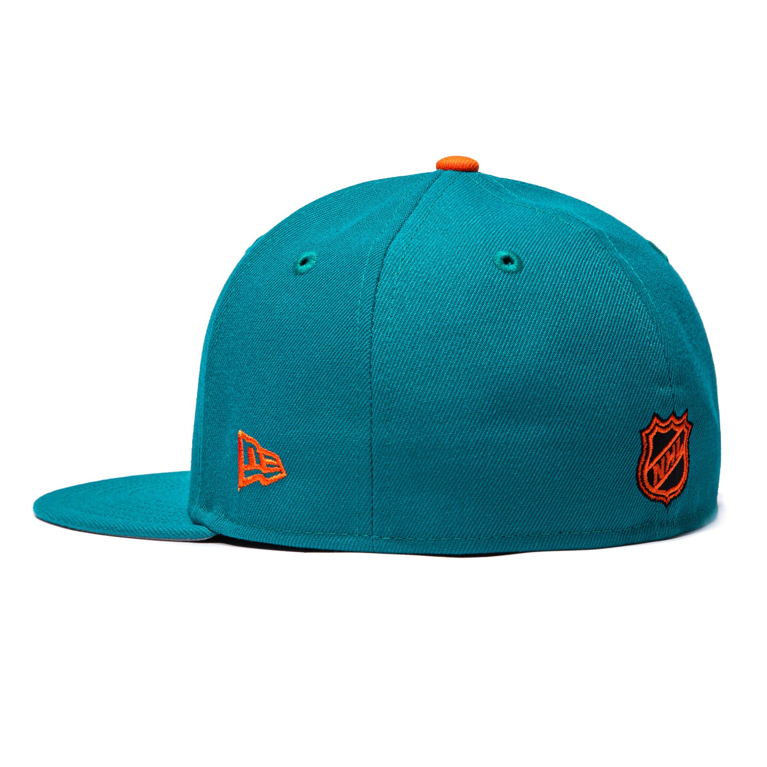 New Era 59Fifty Anaheim Ducks 25th Anniversary Patch Hat - Teal - Image 3