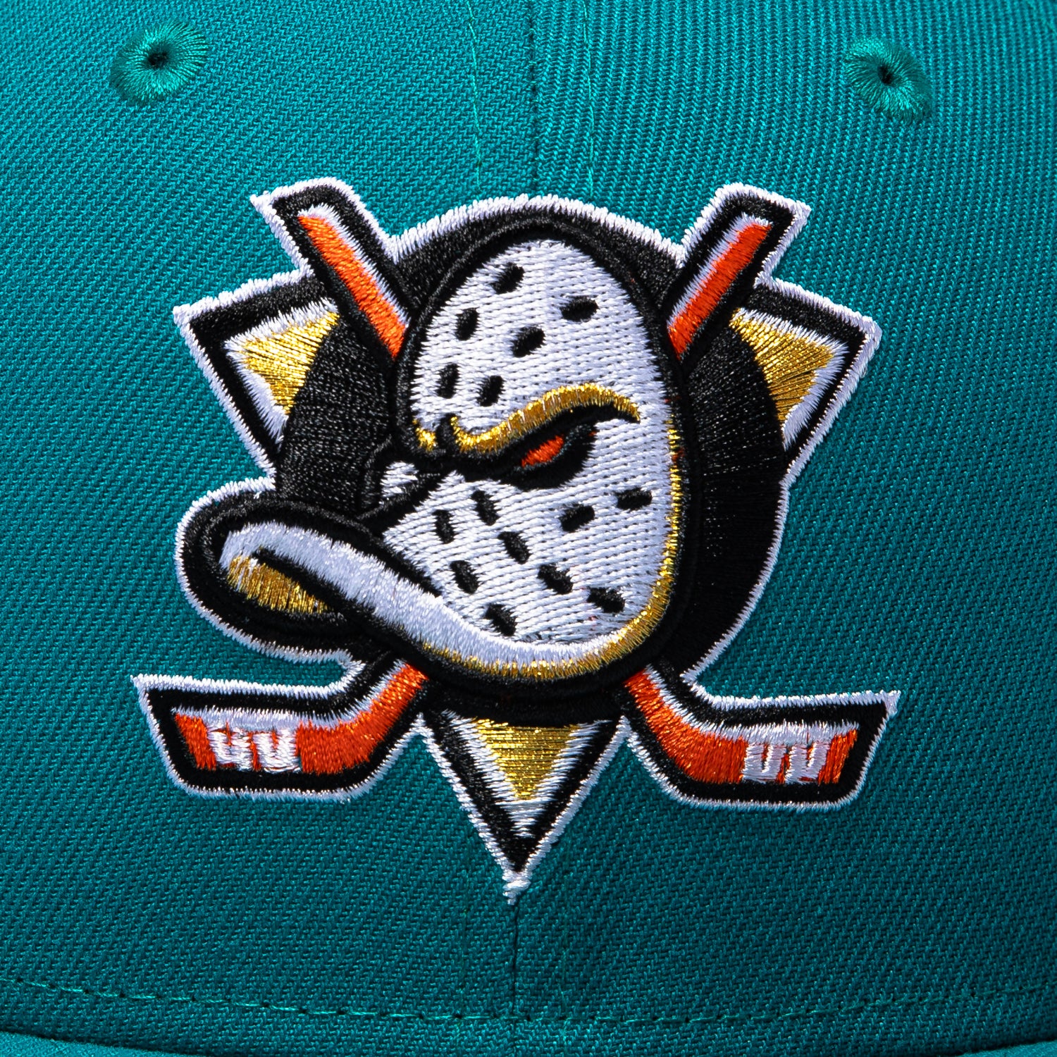 New Era 59Fifty Anaheim Ducks 25th Anniversary Patch Hat - Teal - Image 4