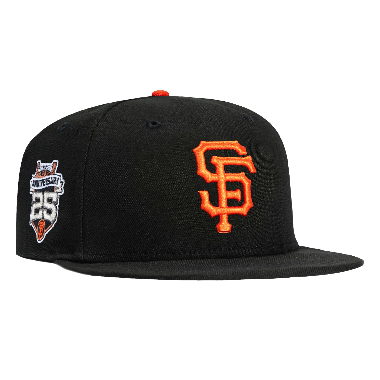 New Era 59Fifty San Francisco Giants 25th Anniversary Stadium Patch Hat - Black