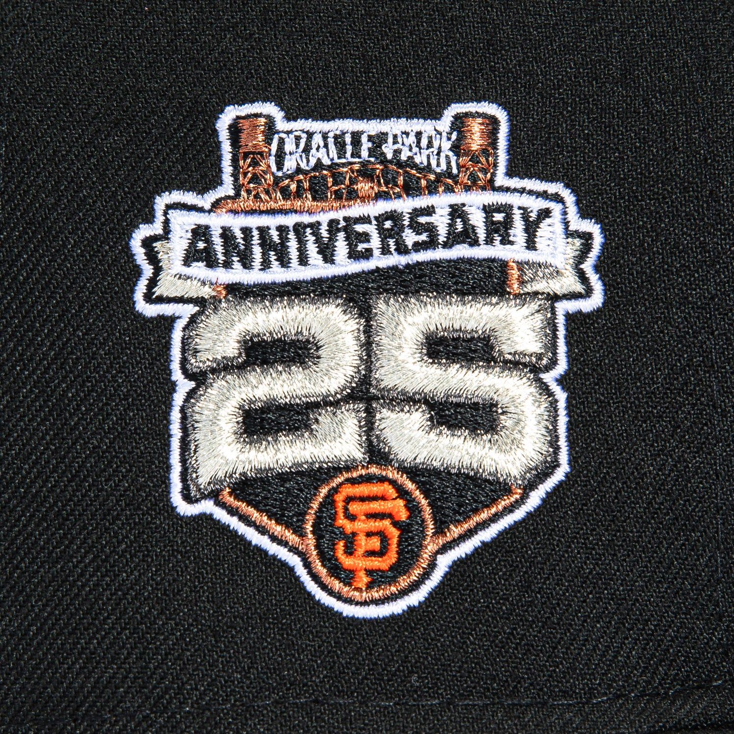New Era 59Fifty San Francisco Giants 25th Anniversary Stadium Patch Hat - Black - Image 5