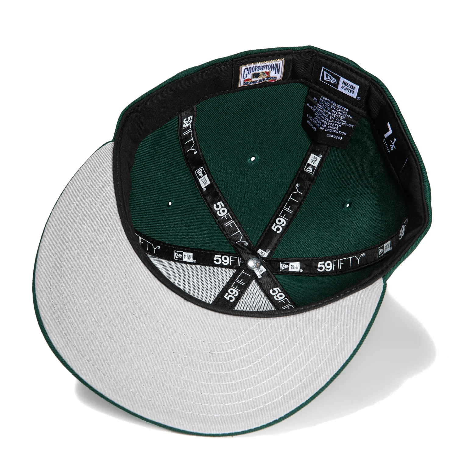 New Era 59Fifty San Francisco Giants 50th Anniversary Patch Hat - Green, Metallic Gold - Image 2