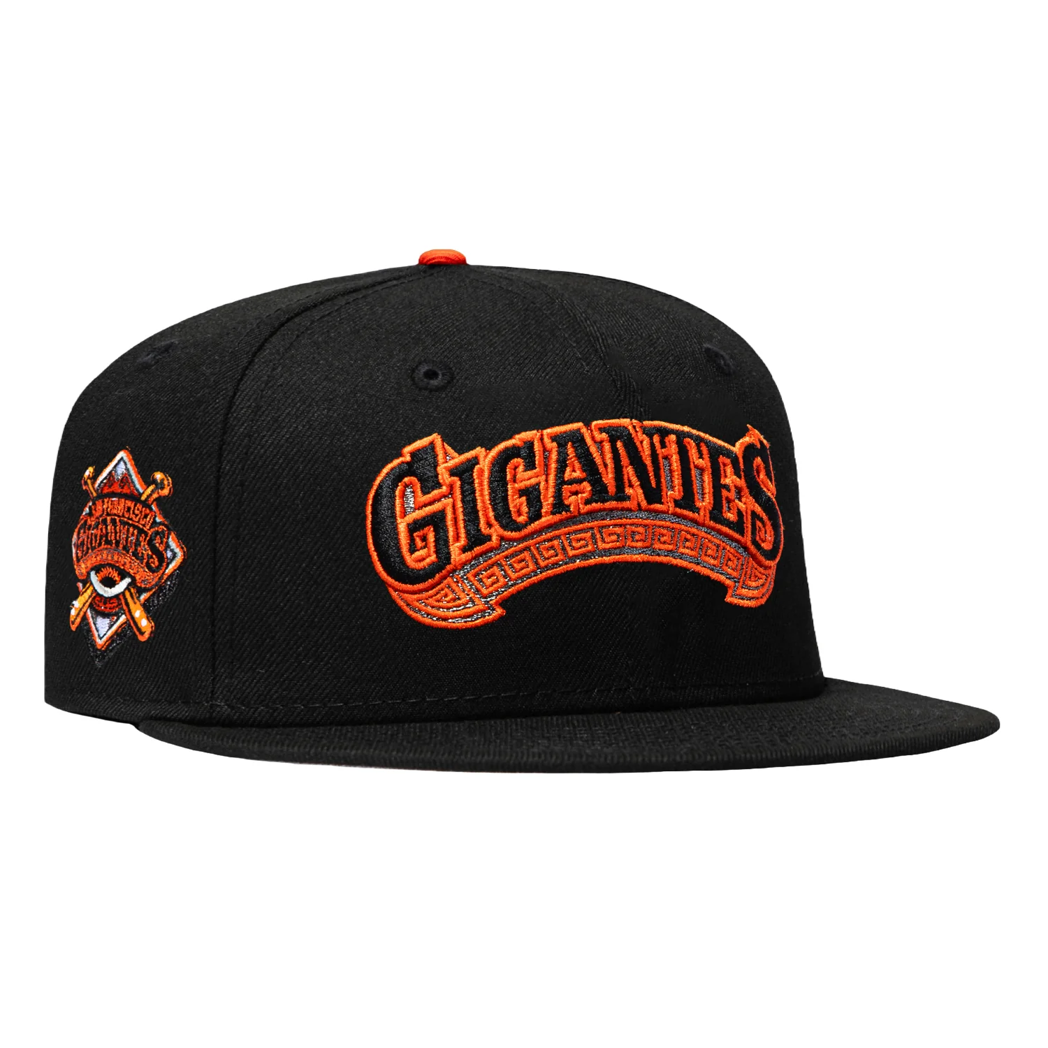 New Era 59Fifty San Francisco Giants Logo Patch Alternate Word Hat - Black