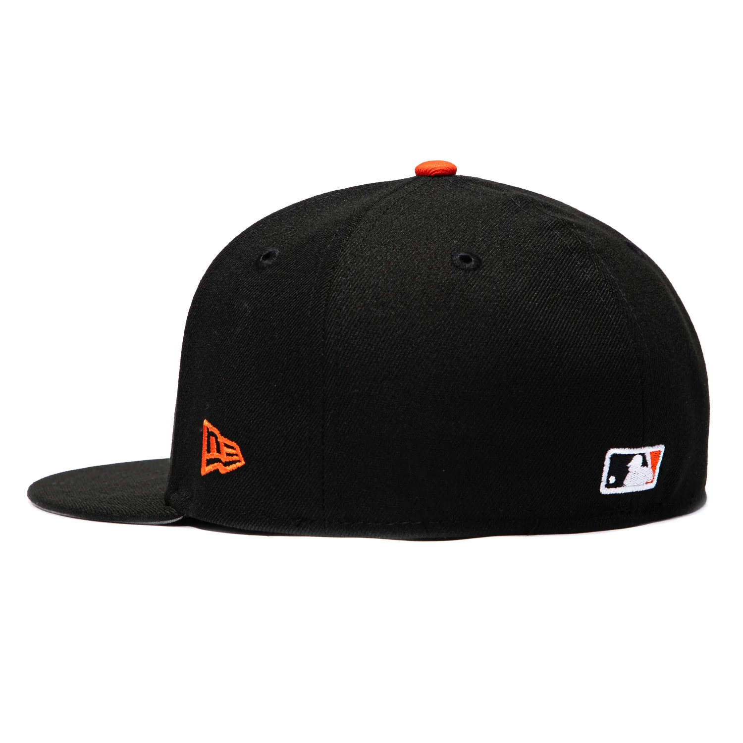 New Era 59Fifty San Francisco Giants Logo Patch Alternate Word Hat - Black - Image 3