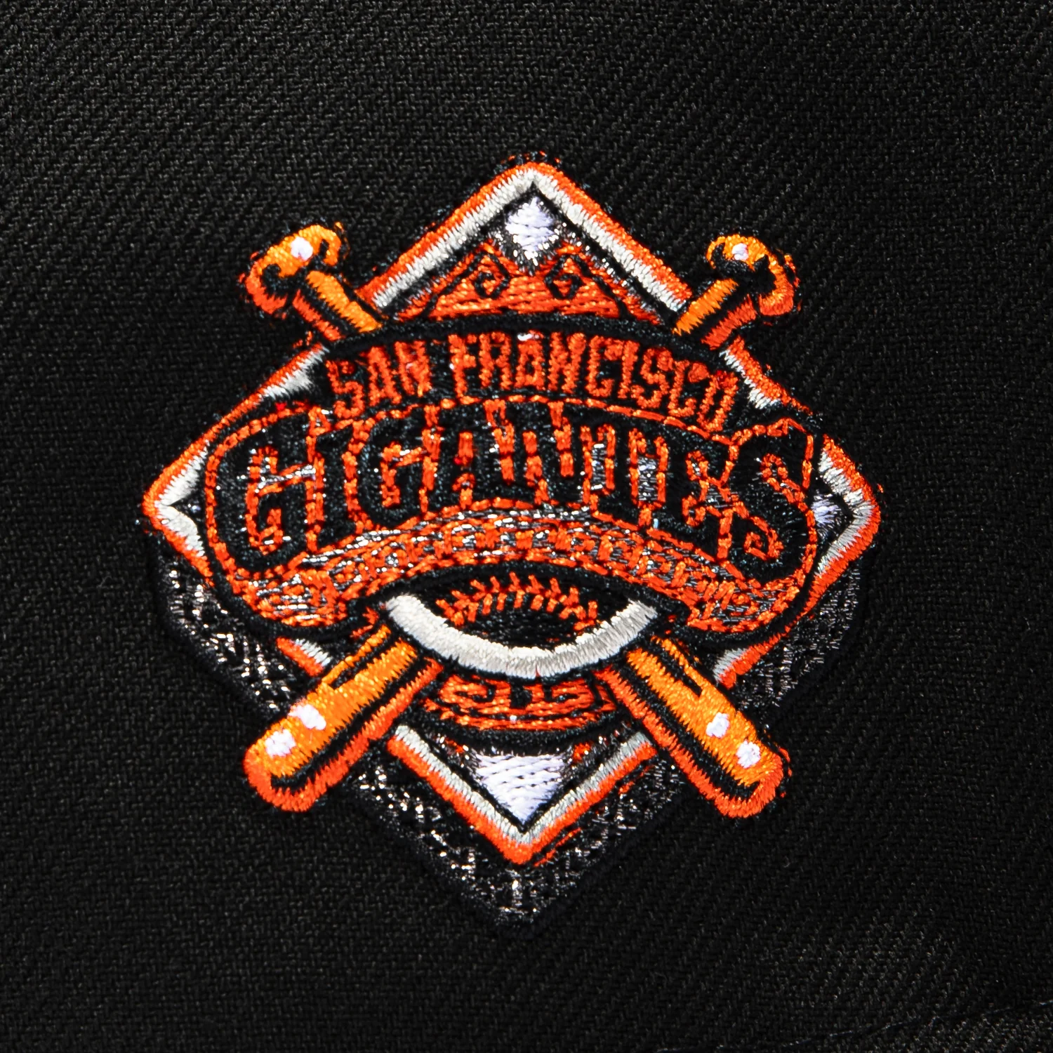 New Era 59Fifty San Francisco Giants Logo Patch Alternate Word Hat - Black - Image 5