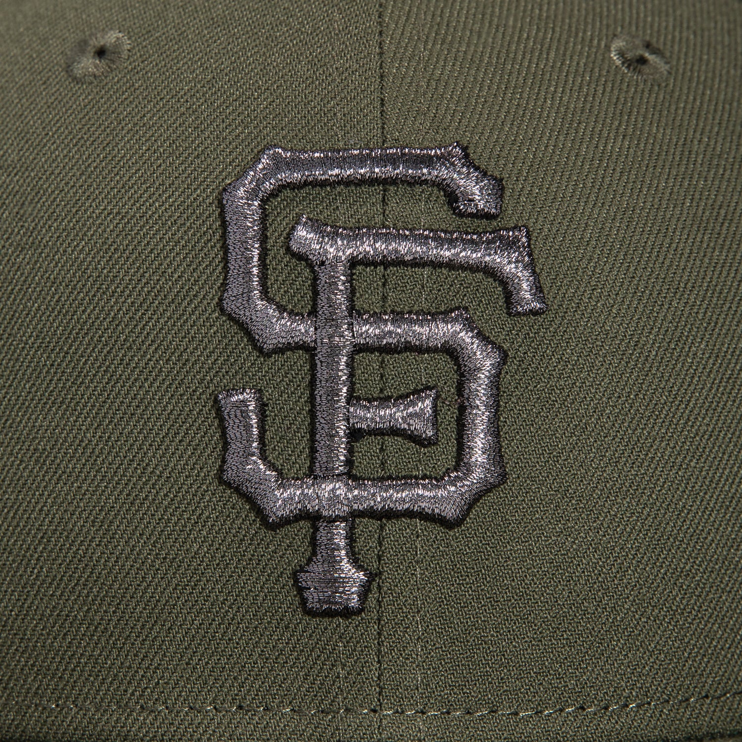 New Era 59Fifty San Francisco Giants 2007 All Star Game Patch Hat - Olive - Image 4