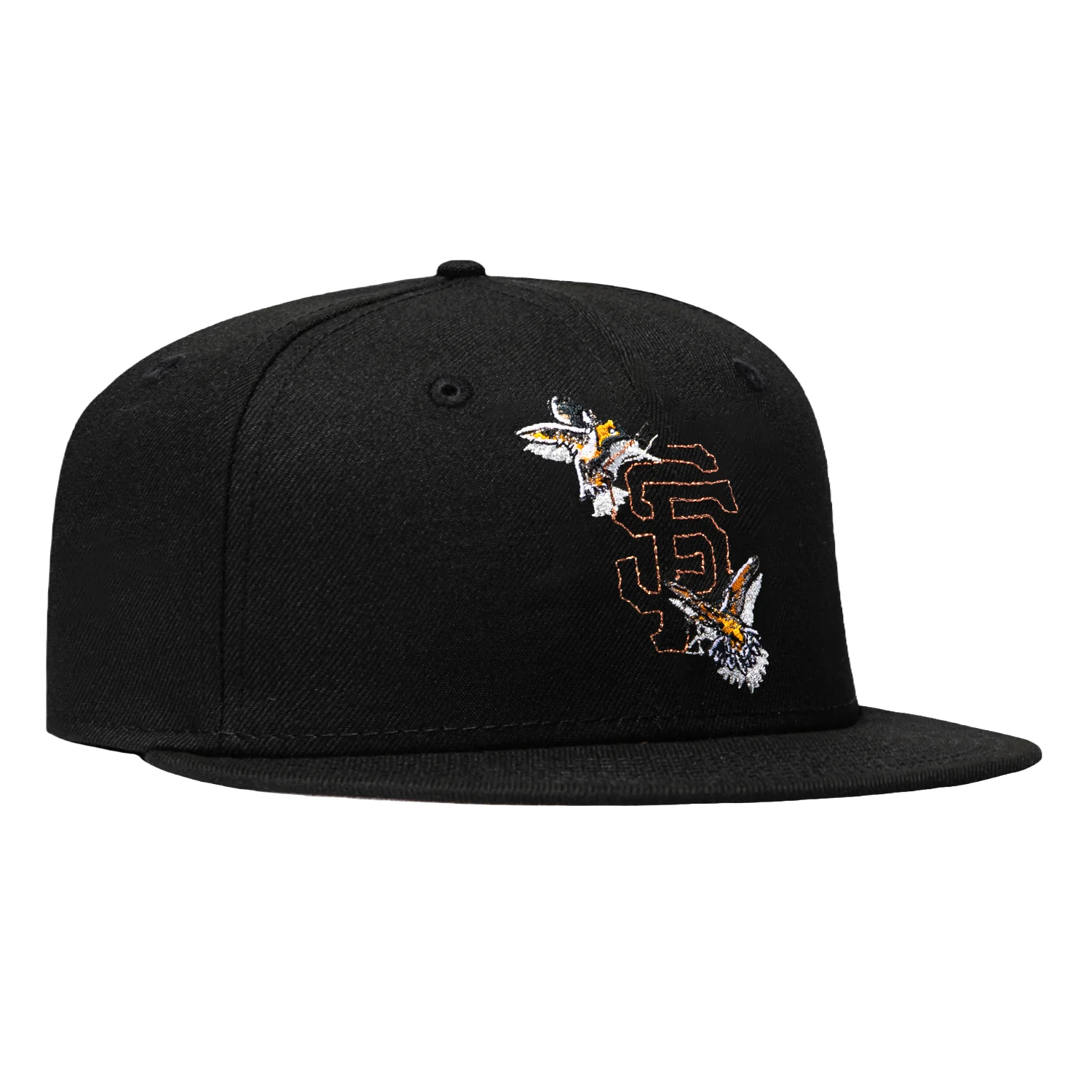 New Era 59Fifty San Francisco Giants Bird Stitch Hat - Black