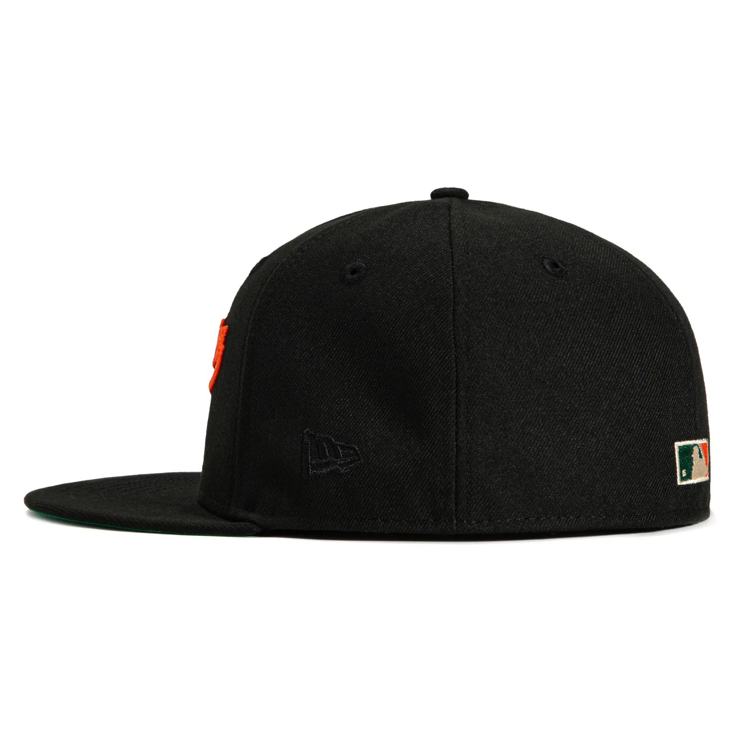 New Era 59Fifty San Francisco Giants Battle of the Bay Patch Script Hat - Black, Orange - Image 3