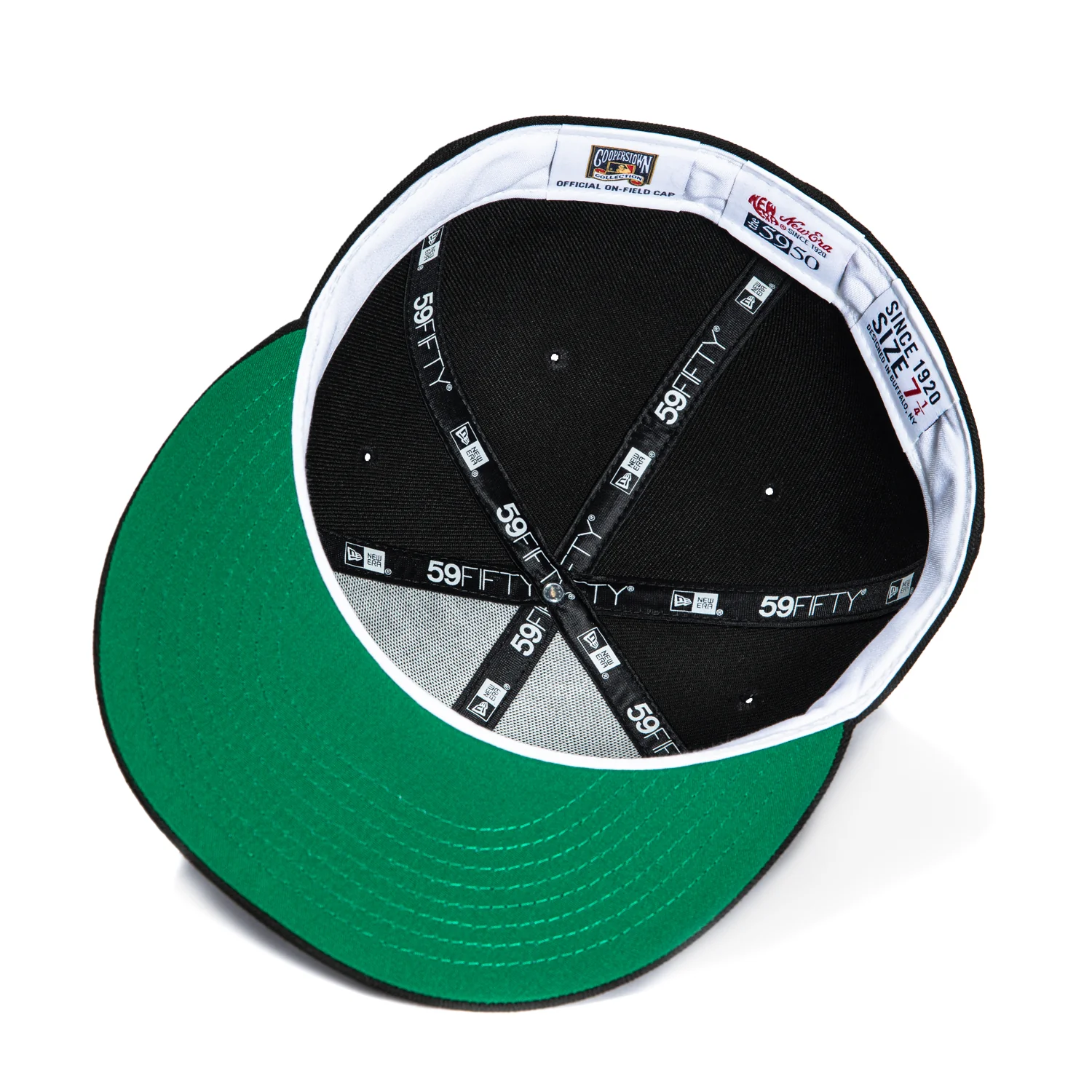 New Era 59Fifty San Francisco Giants National Baseball Hall of Fame Patch Hat - Black - Image 2