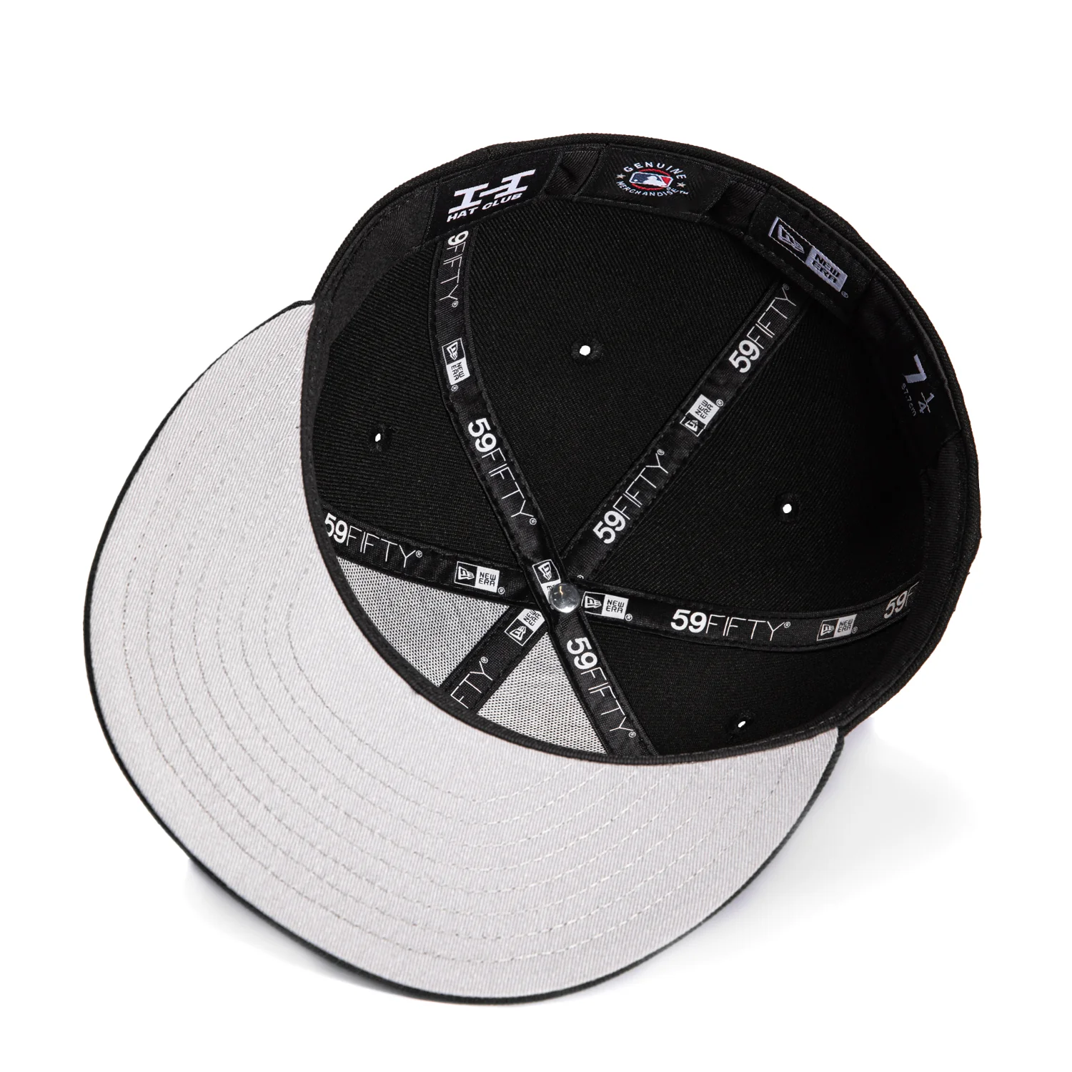 New Era 59Fifty San Francisco Giants Script Hat - Black, White, Orange - Image 2