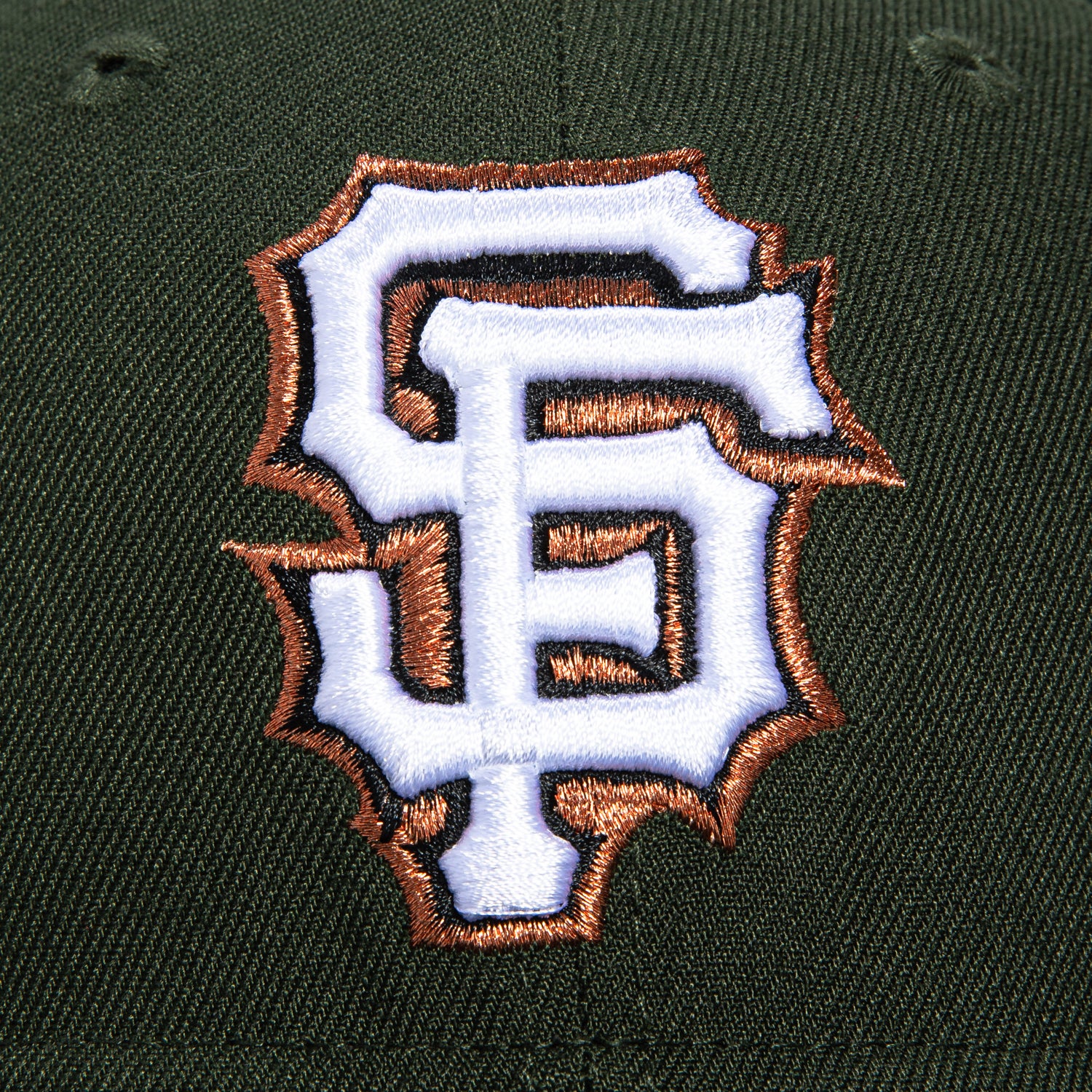 New Era 59Fifty San Francisco Giants 2012 World Series Champions Patch Hat - Green, White, Metallic Copper - Image 4