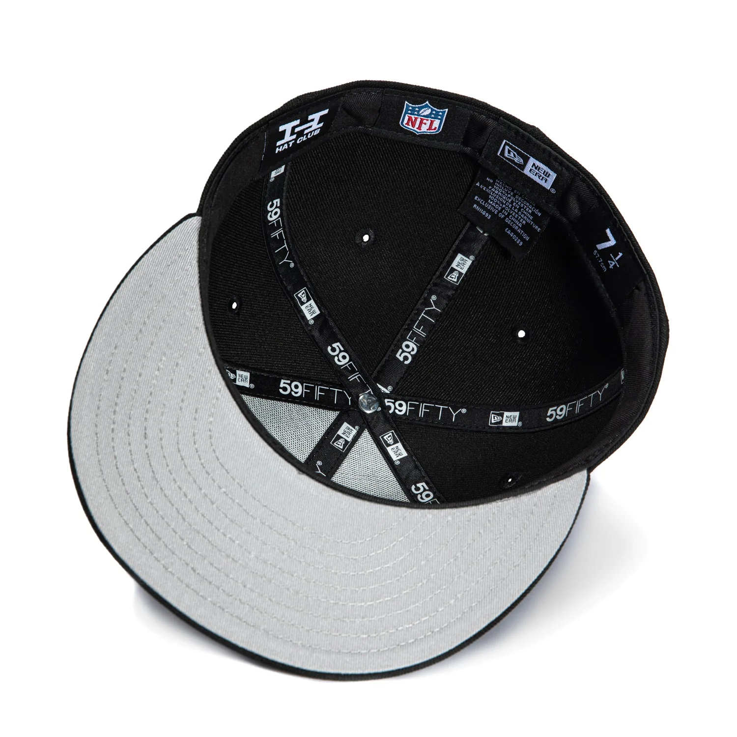New Era 59Fifty New York Jets Vintage Logo Hat - Black - Image 2