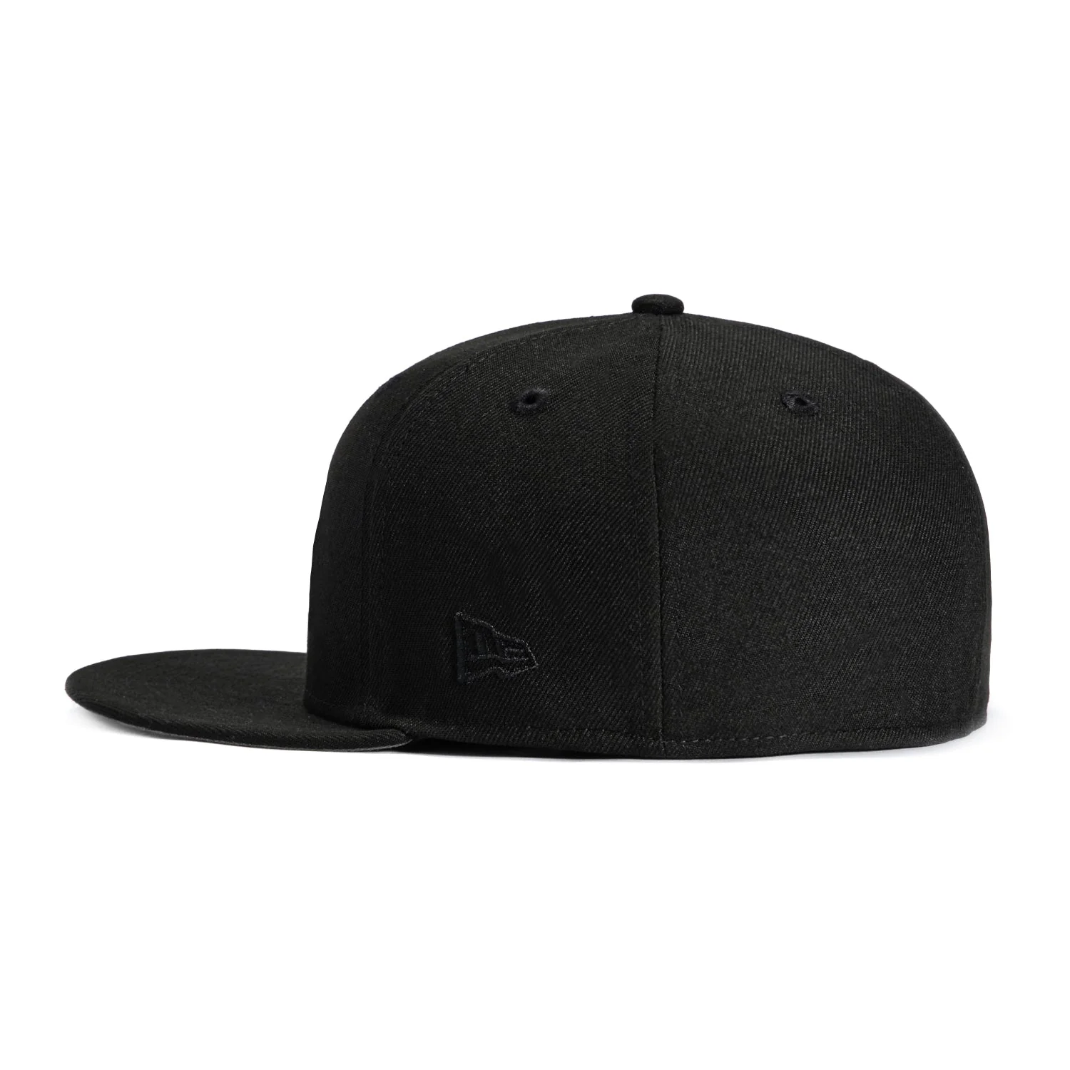New Era 59Fifty New York Jets Vintage Logo Hat - Black - Image 3