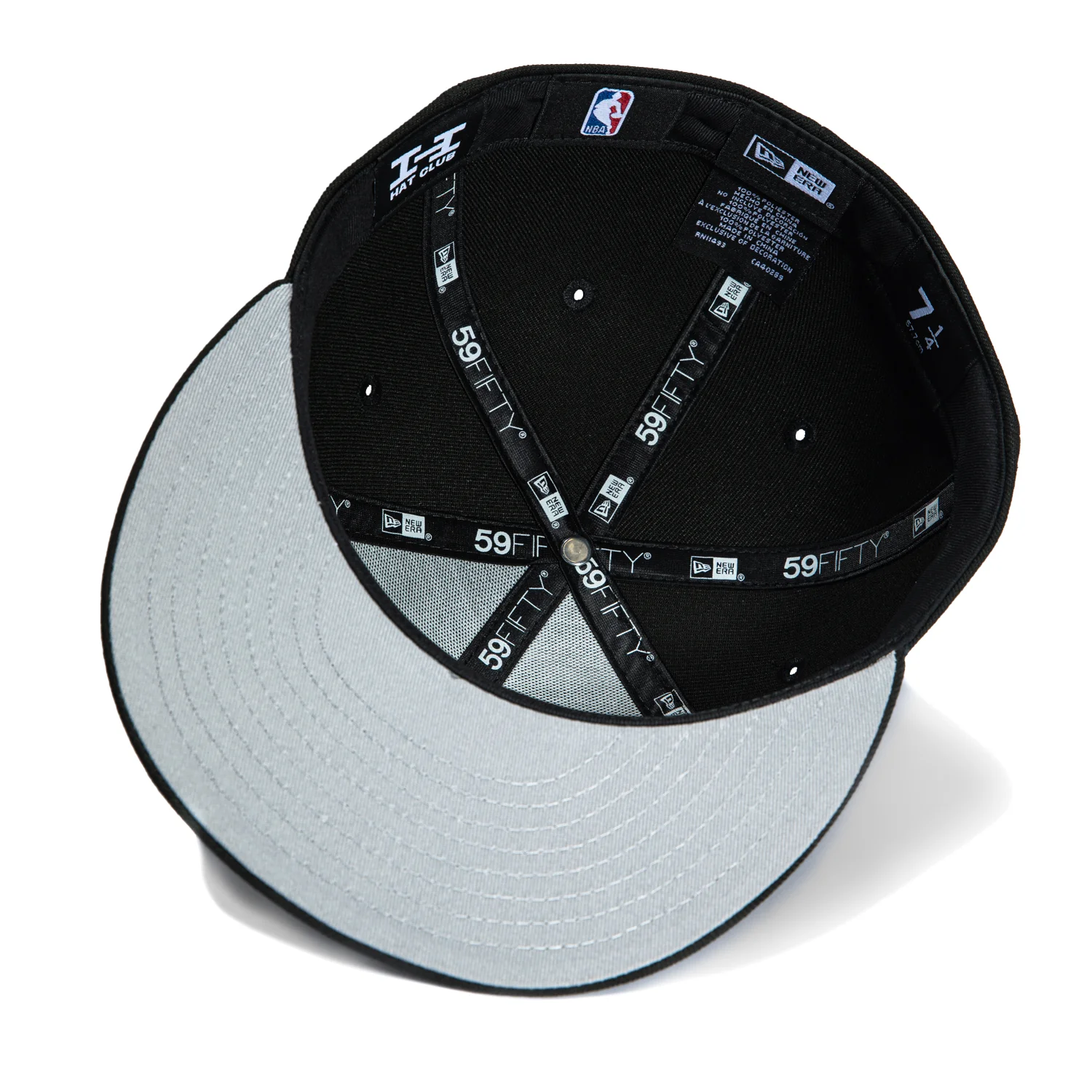 New Era 59Fifty Los Angeles Lakers Crown Logo Patch LA Gradient Hat - Black - Image 2