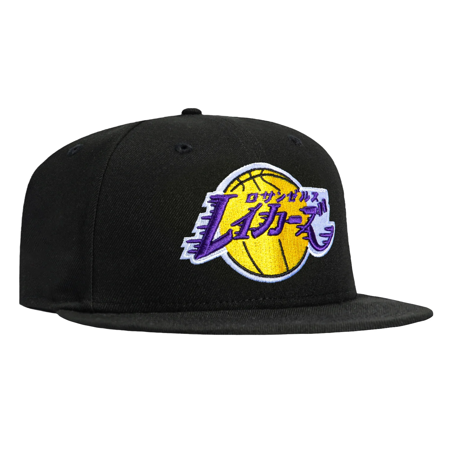 New Era 59Fifty Los Angeles Lakers Katakana Hat - Black
