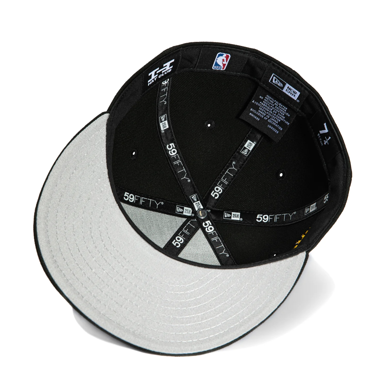 New Era 59Fifty Los Angeles Lakers Logo Patch Lake Show Hat - Black - Image 2