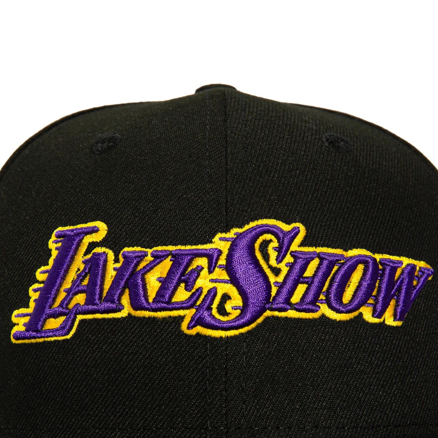 New Era 59Fifty Los Angeles Lakers Logo Patch Lake Show Hat - Black - Image 4