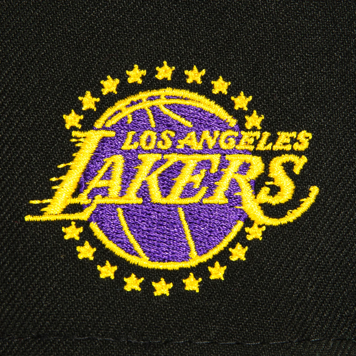 New Era 59Fifty Los Angeles Lakers Logo Patch Lake Show Hat - Black - Image 5