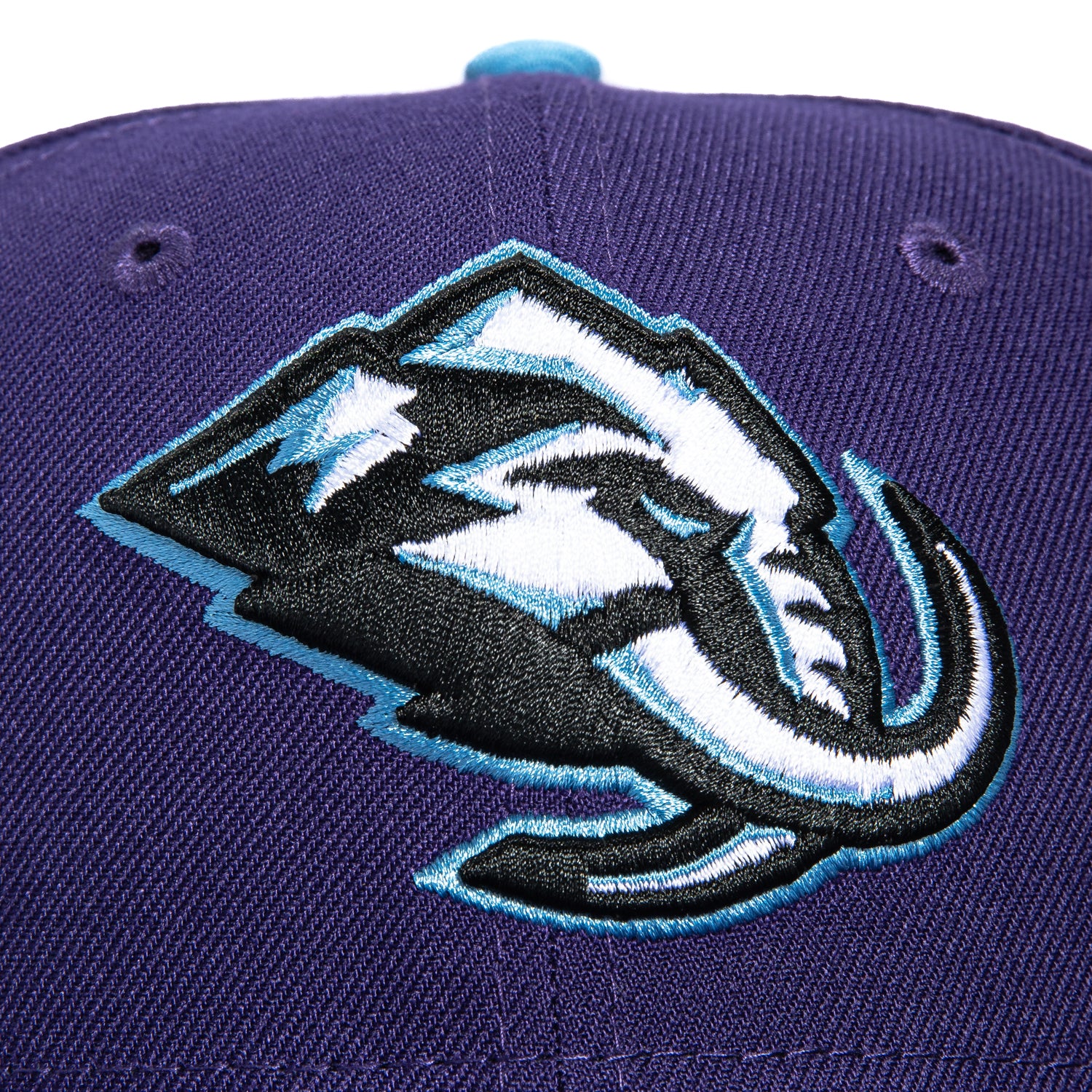 New Era 59Fifty Utah Mammoth Hat - Purple, Light Blue - Image 4