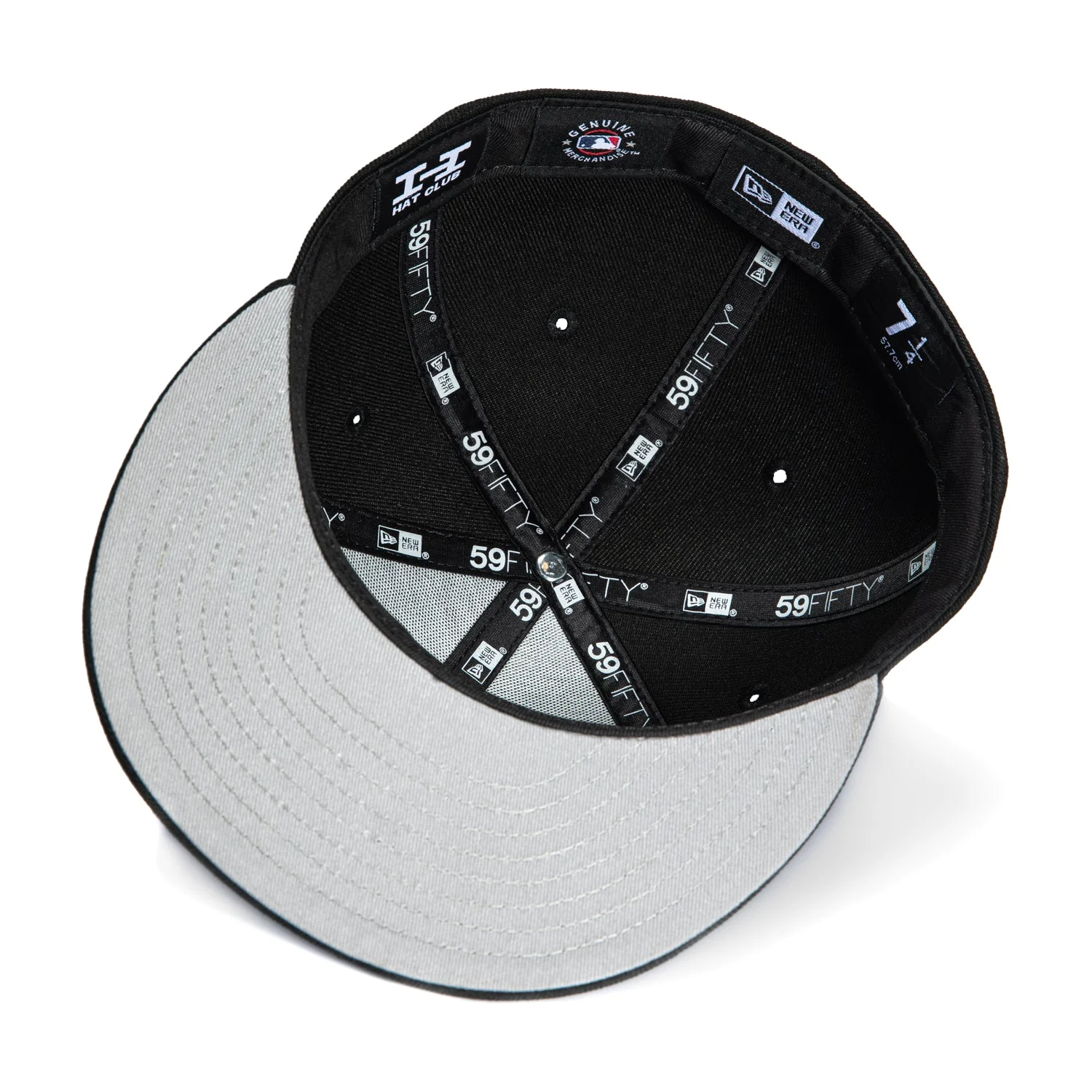 New Era 59Fifty Miami Marlins 2025 City Connect M Hat - Black, Teal, Metallic Silver - Image 2