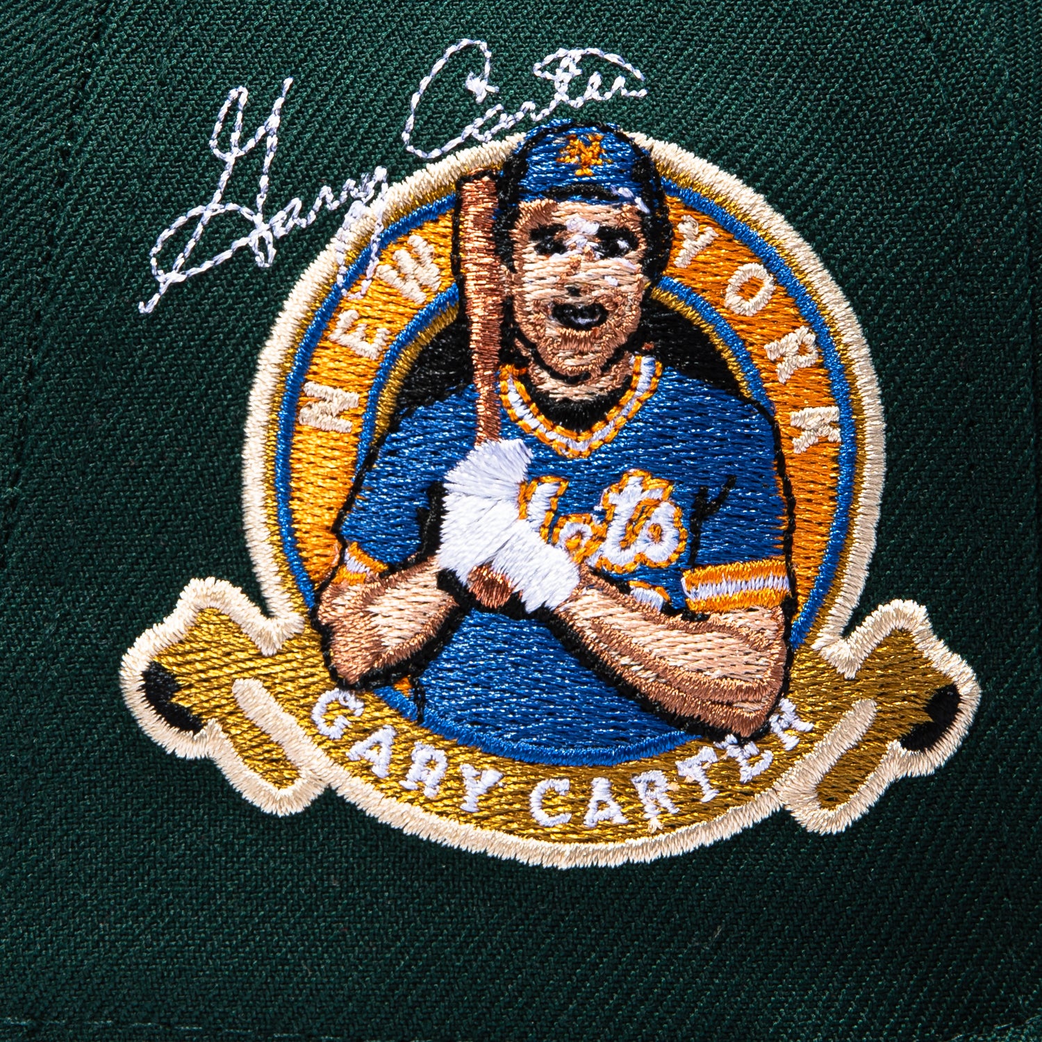 New Era 59Fifty New York Mets Gray Carter Patch Hat - Green - Image 5
