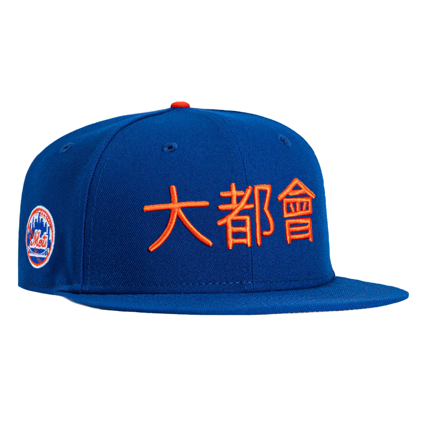 New Era 59Fifty New York Mets Chinese Script Logo Patch Hat - Royal