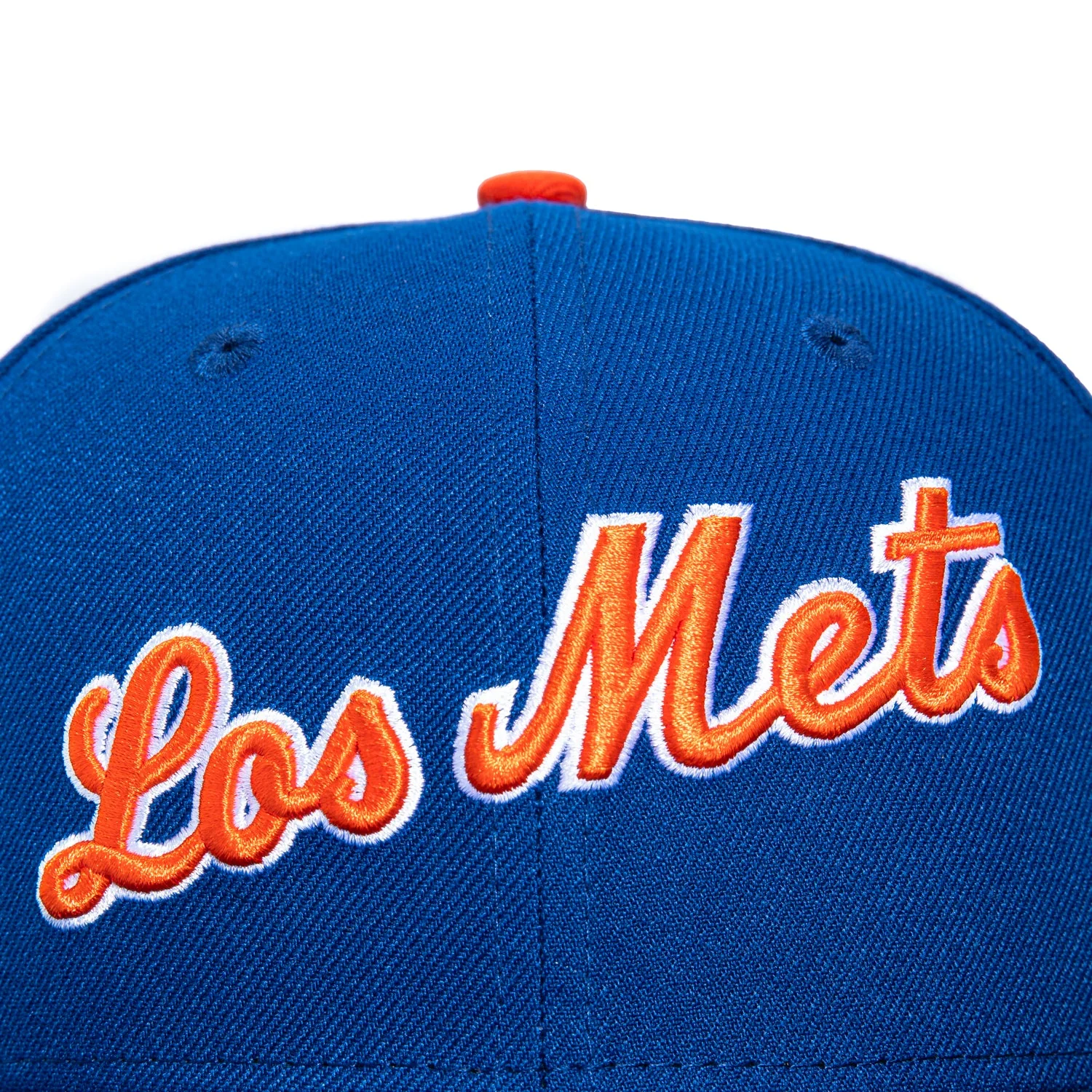 New Era 59Fifty New York Mets Juan Soto Stance Patch Los Mets Hat - Royal, Orange - Image 4