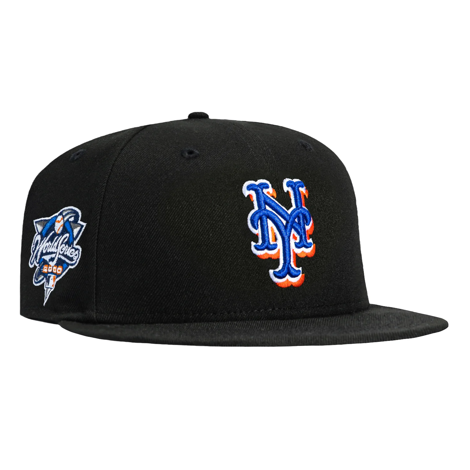 New Era 59Fifty New York Mets 2000 World Series Patch Hat - Black