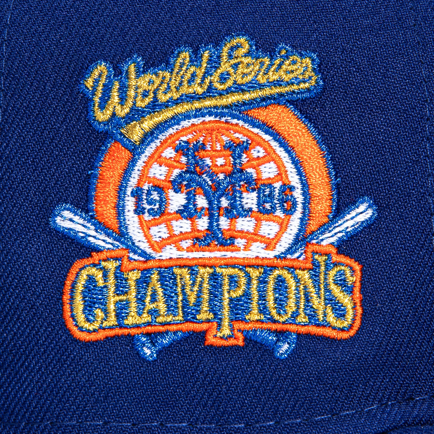 New Era 59Fifty New York Mets 1986 World Series Champions Patch Hat - Royal - Image 5