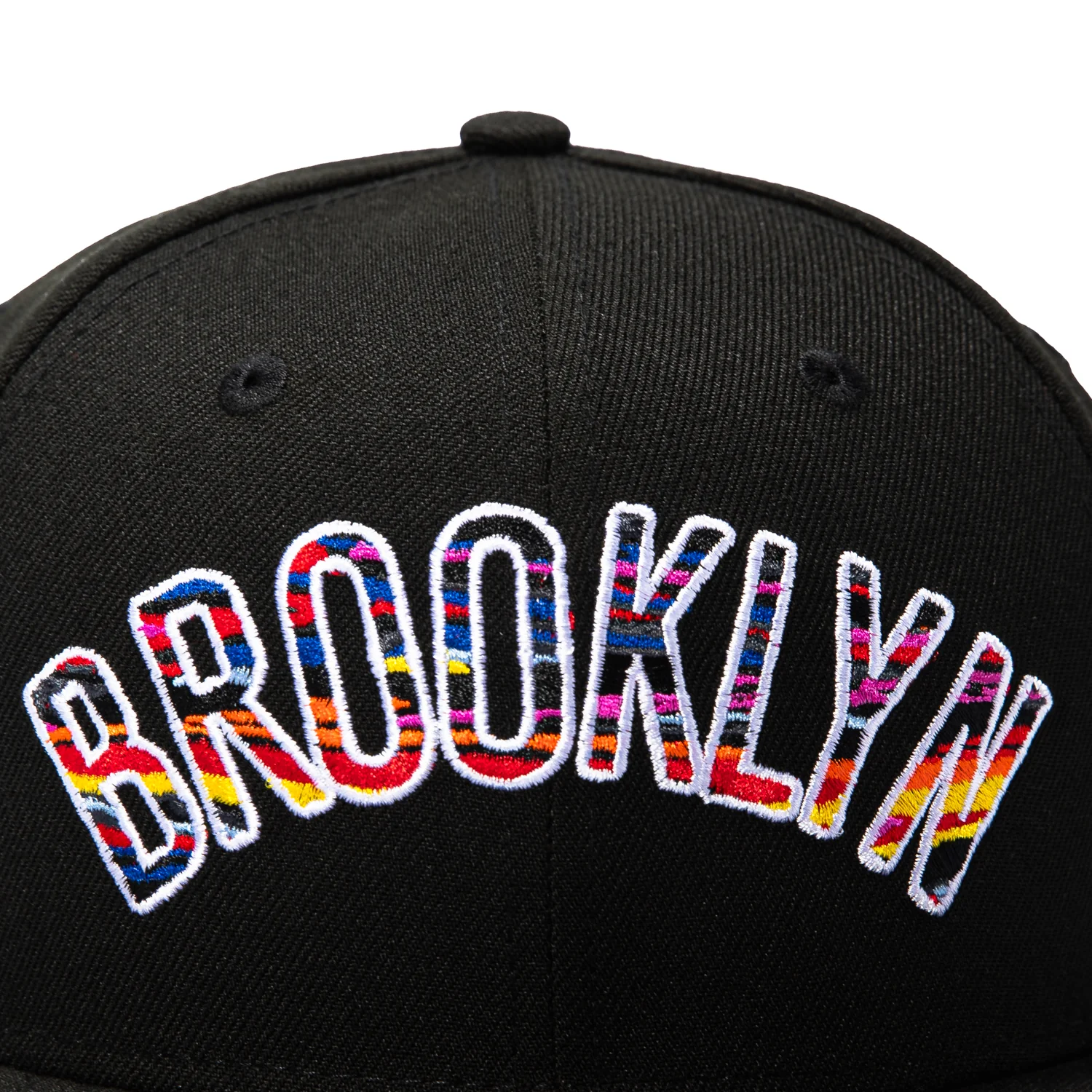 New Era 59Fifty Brooklyn Nets New York Nets City Patch Arch Red UV Hat - Black - Image 4
