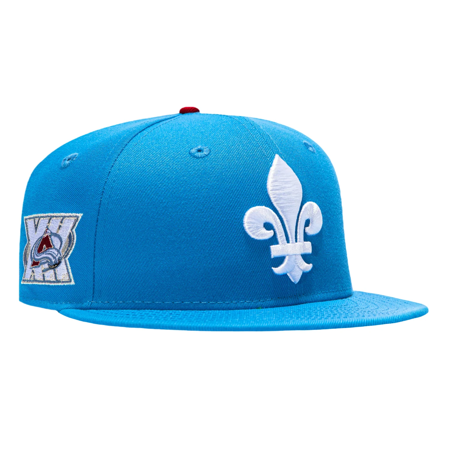 New Era 59Fifty Quebec Nordiques 30th Anniversary Patch Alternate Hat - Light Blue